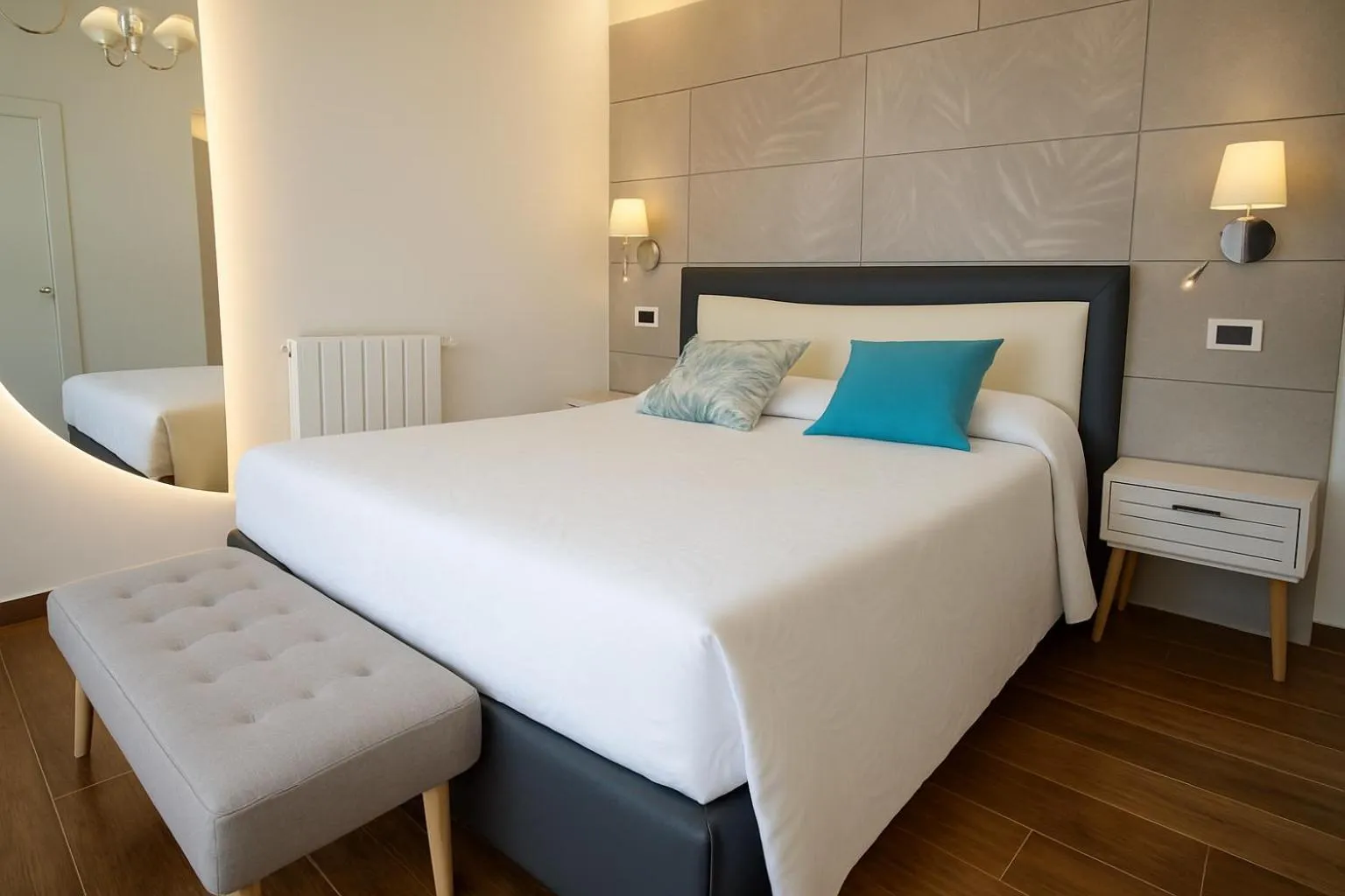 Bed in Hotel Antica Cascina Del Golfo