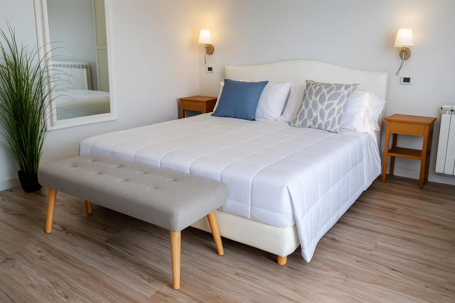 Bed in Hotel Antica Cascina Del Golfo