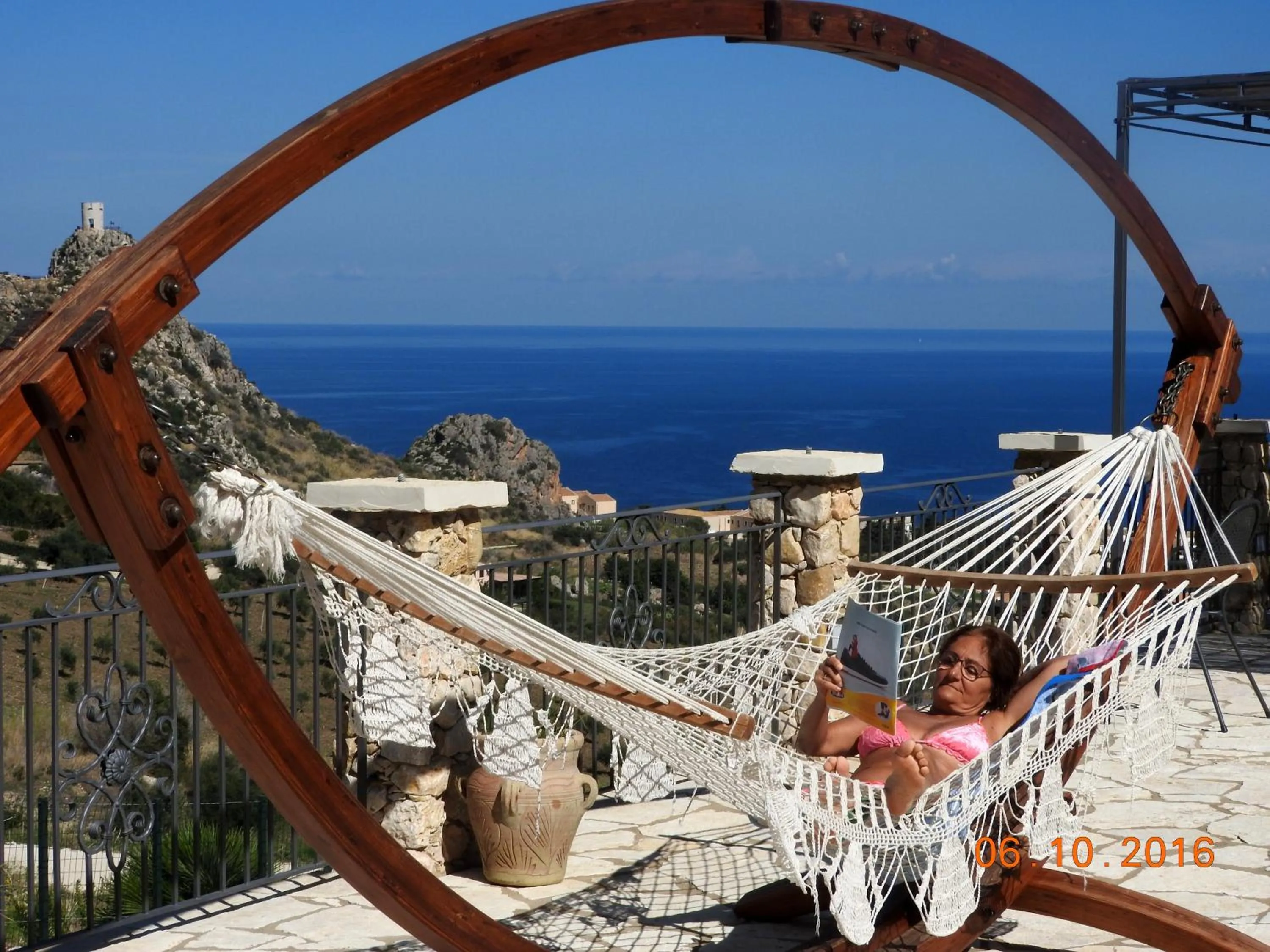 Sea view in Hotel Antica Cascina Del Golfo