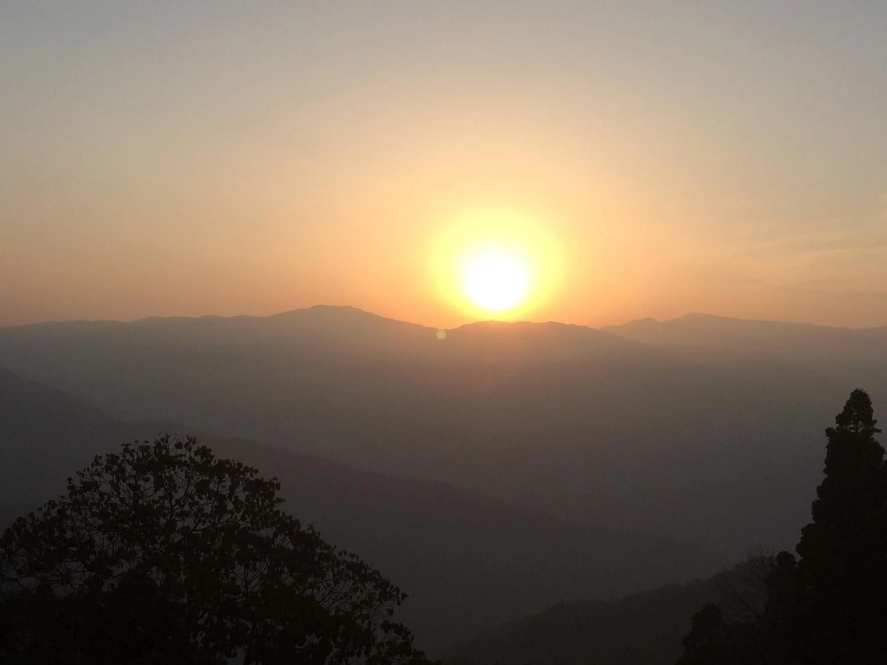 Sunset in Smriya Homestay