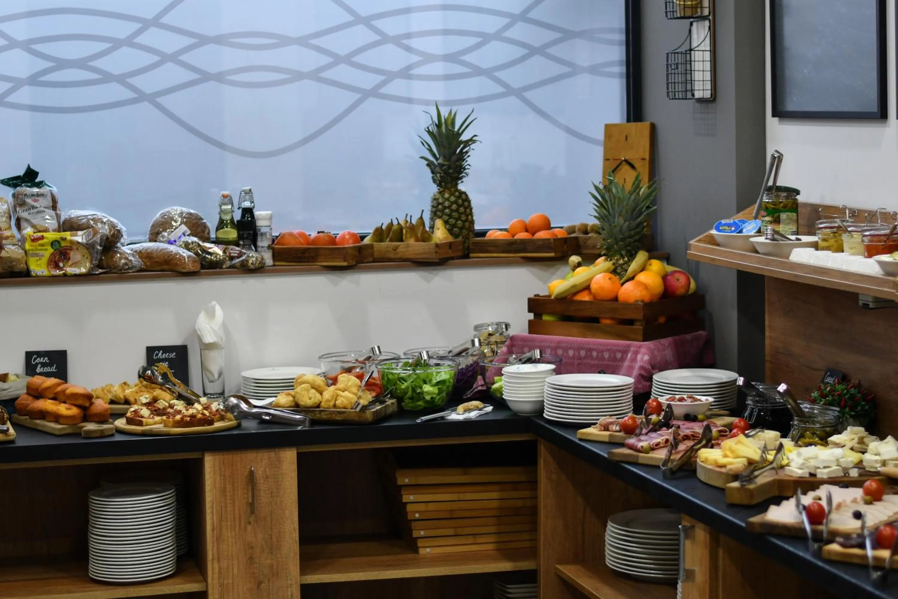 Buffet breakfast in Perla Residence Hotel & SPA