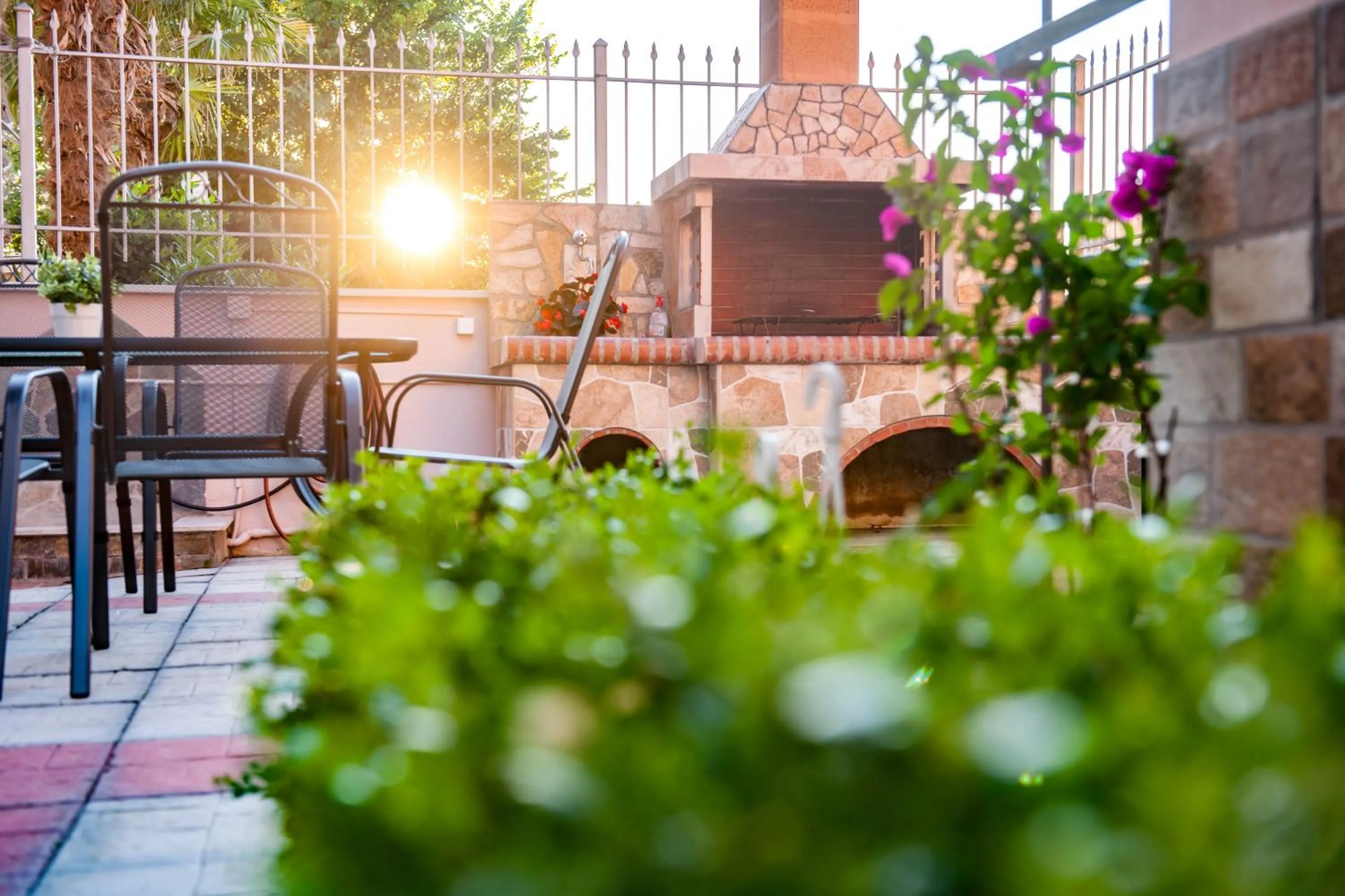 Patio in Hotel Vizantio