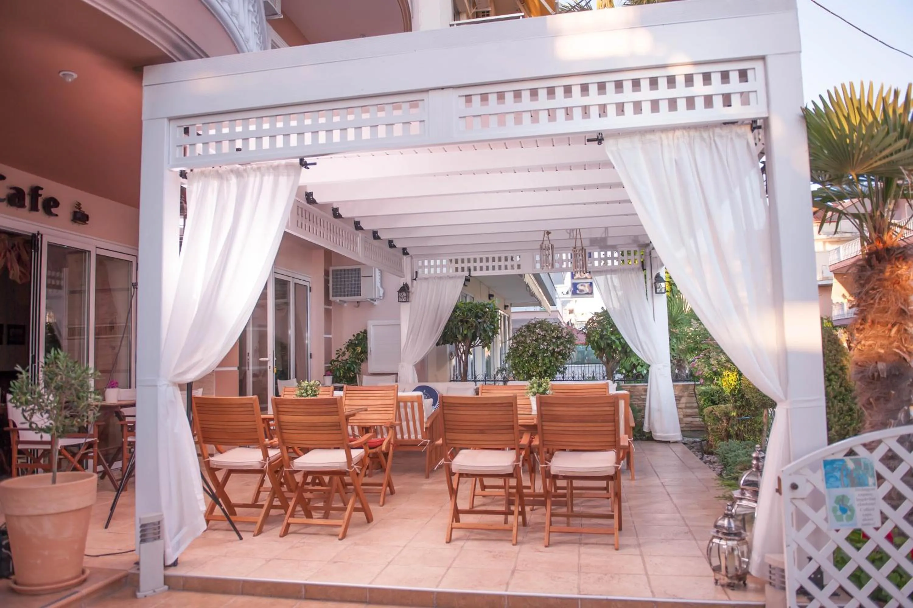 Patio in Hotel Vizantio