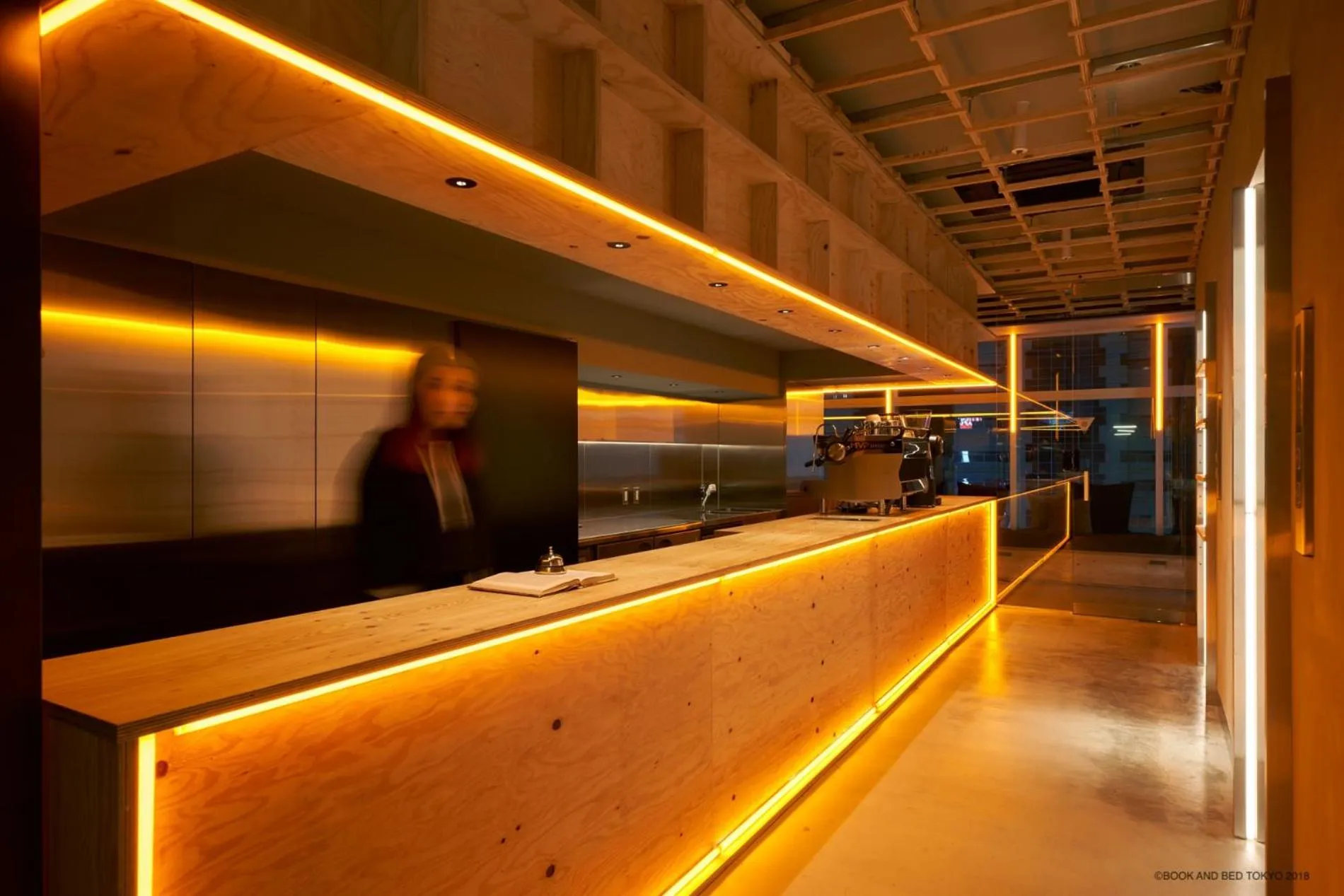 Staff in Book And Bed Tokyo Shinjuku