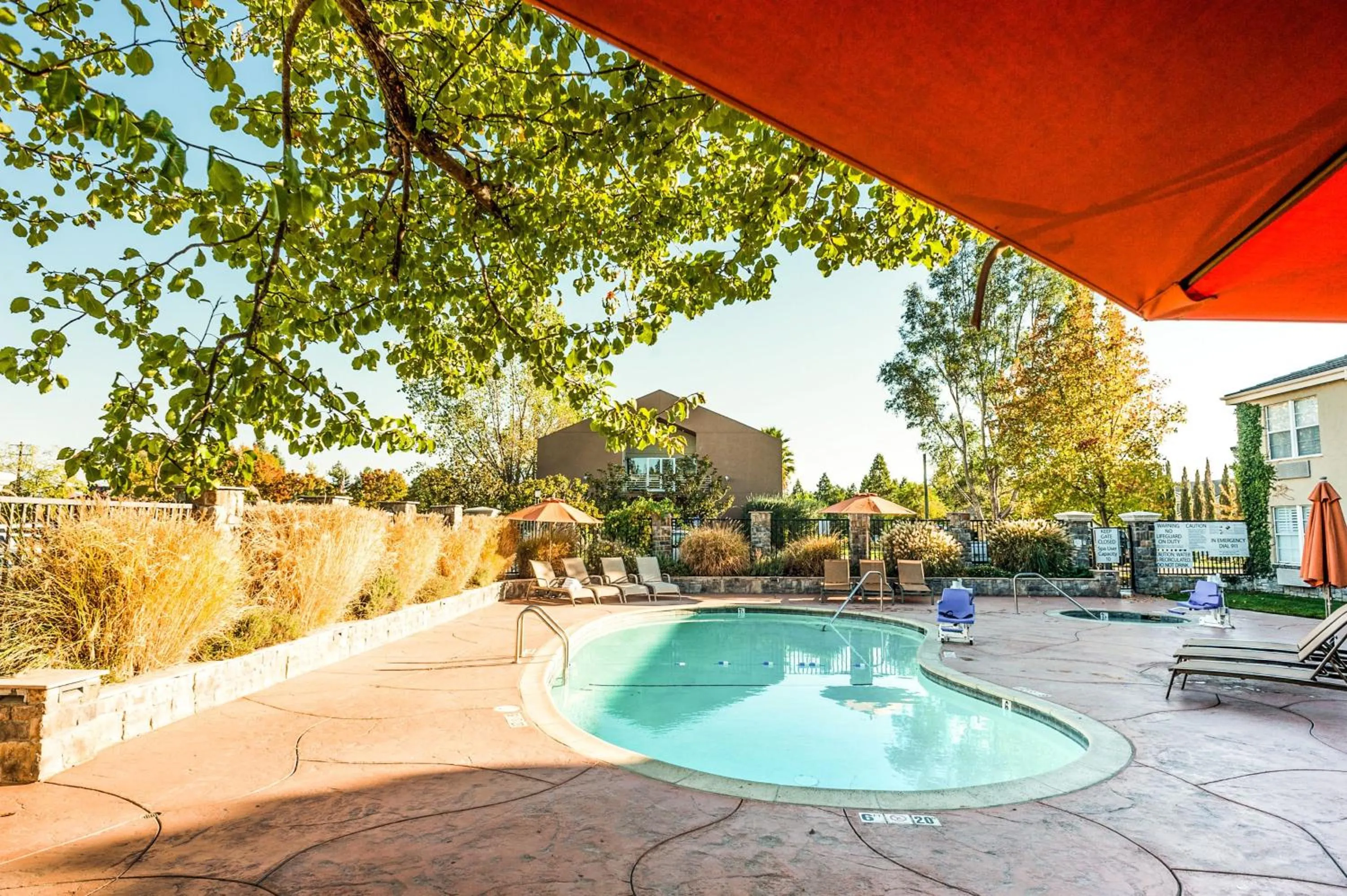 Swimming pool in Hotel Indigo Napa Valley by IHG