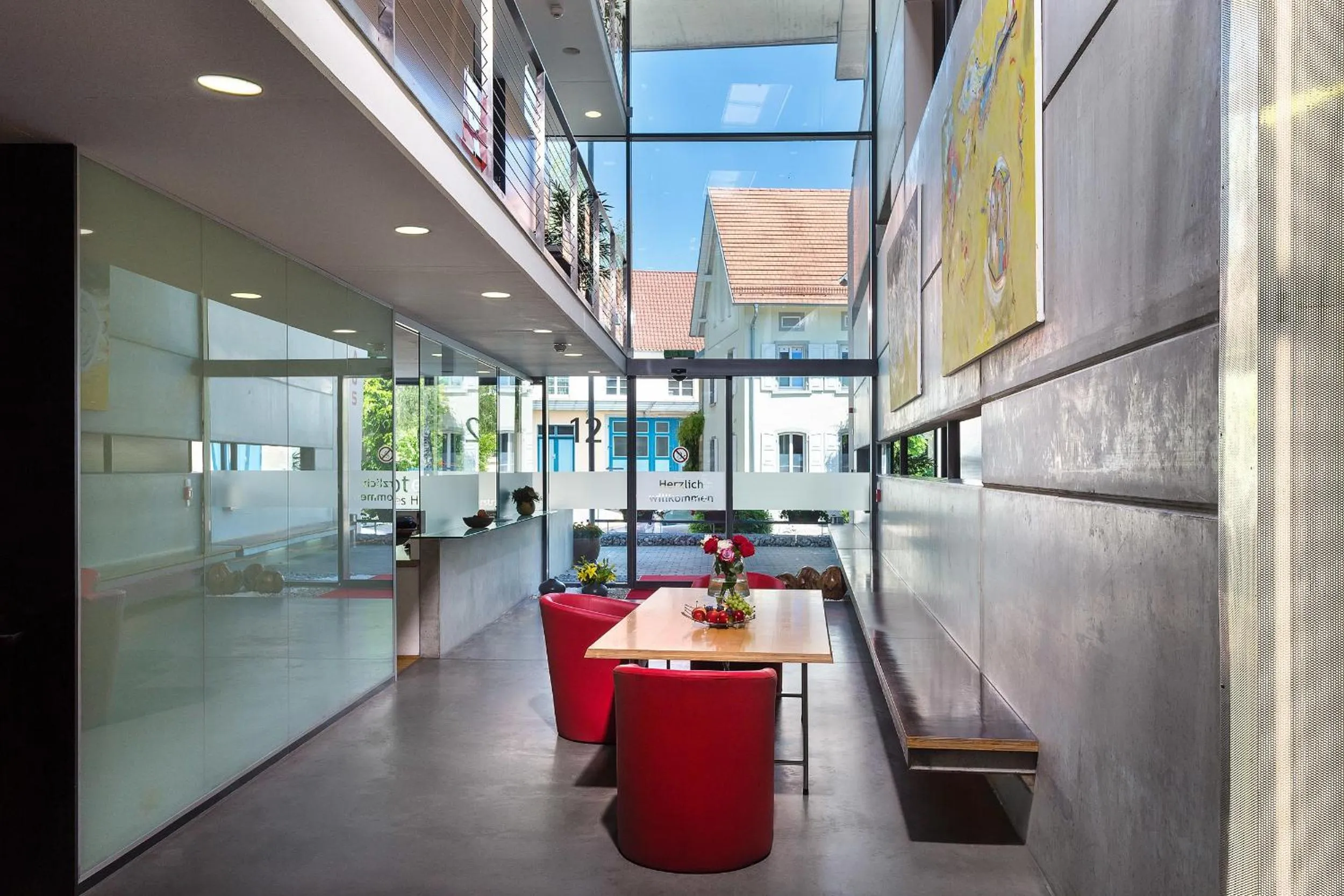 Communal lounge/ TV room in Bed & Breakfast Rotes Haus