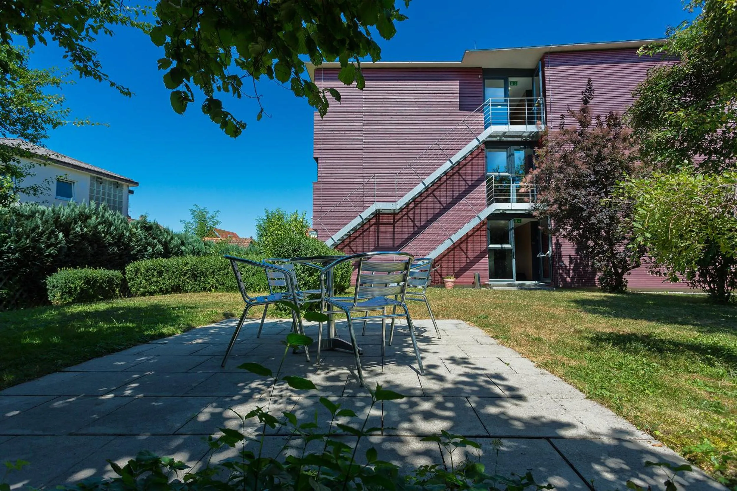 Garden in Bed & Breakfast Rotes Haus