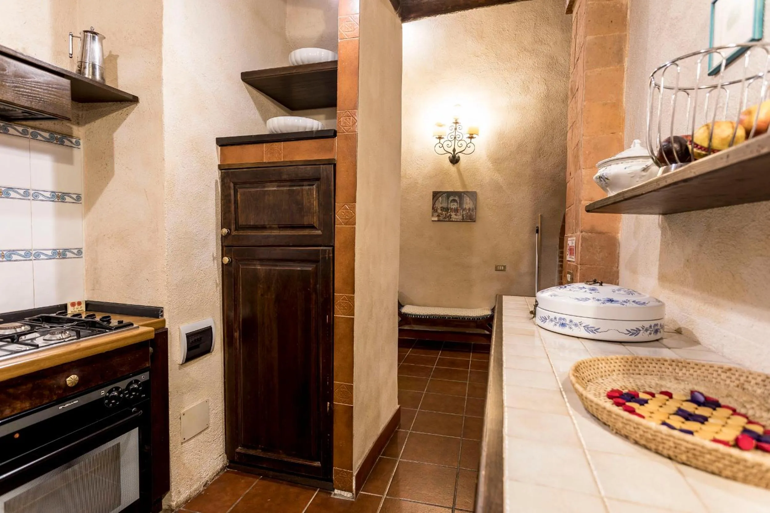 Kitchen or kitchenette in Borgo Il Poggiaccio Residenza Turistico Alberghiera