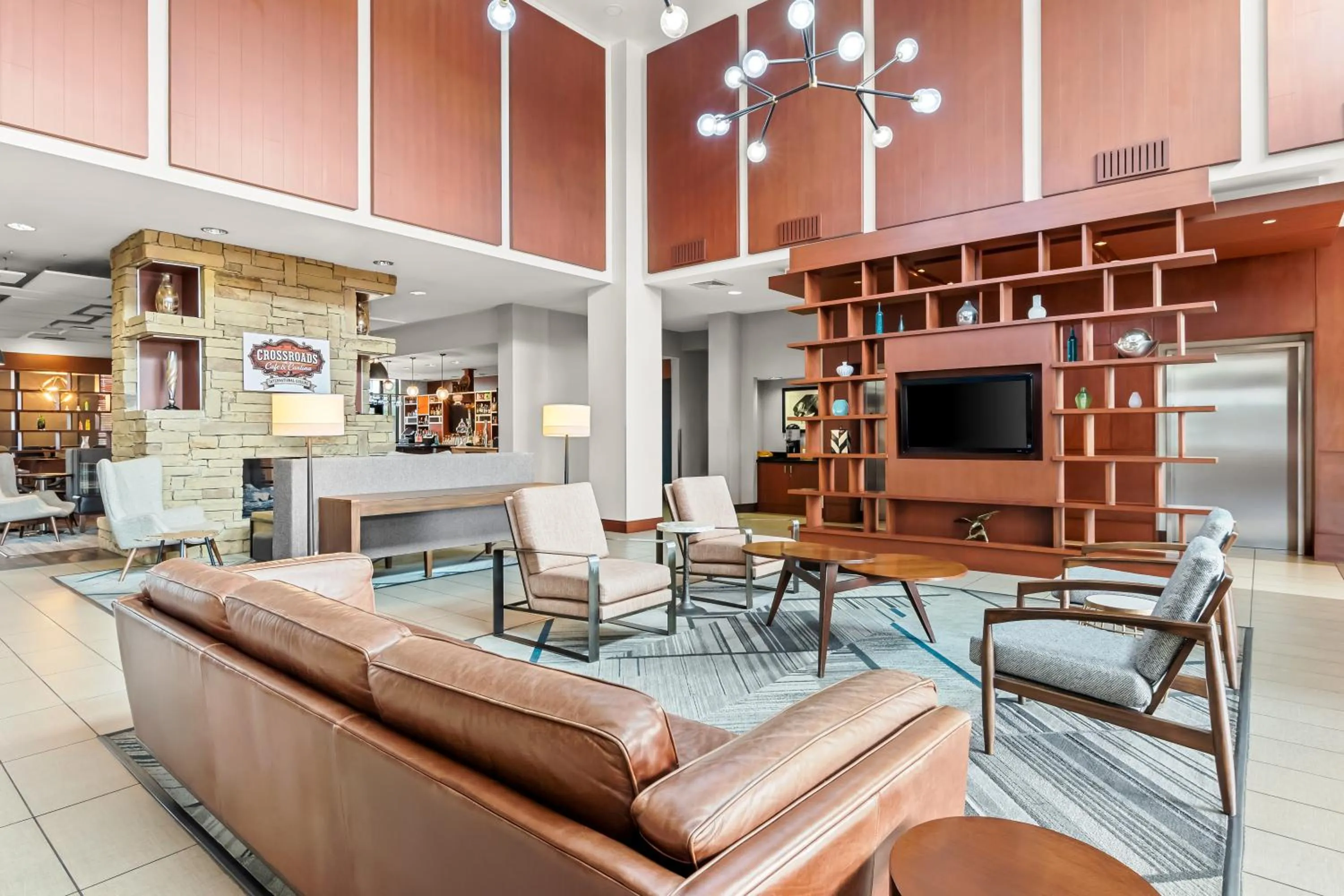 Lobby or reception in Four Points by Sheraton Oklahoma City Quail Springs
