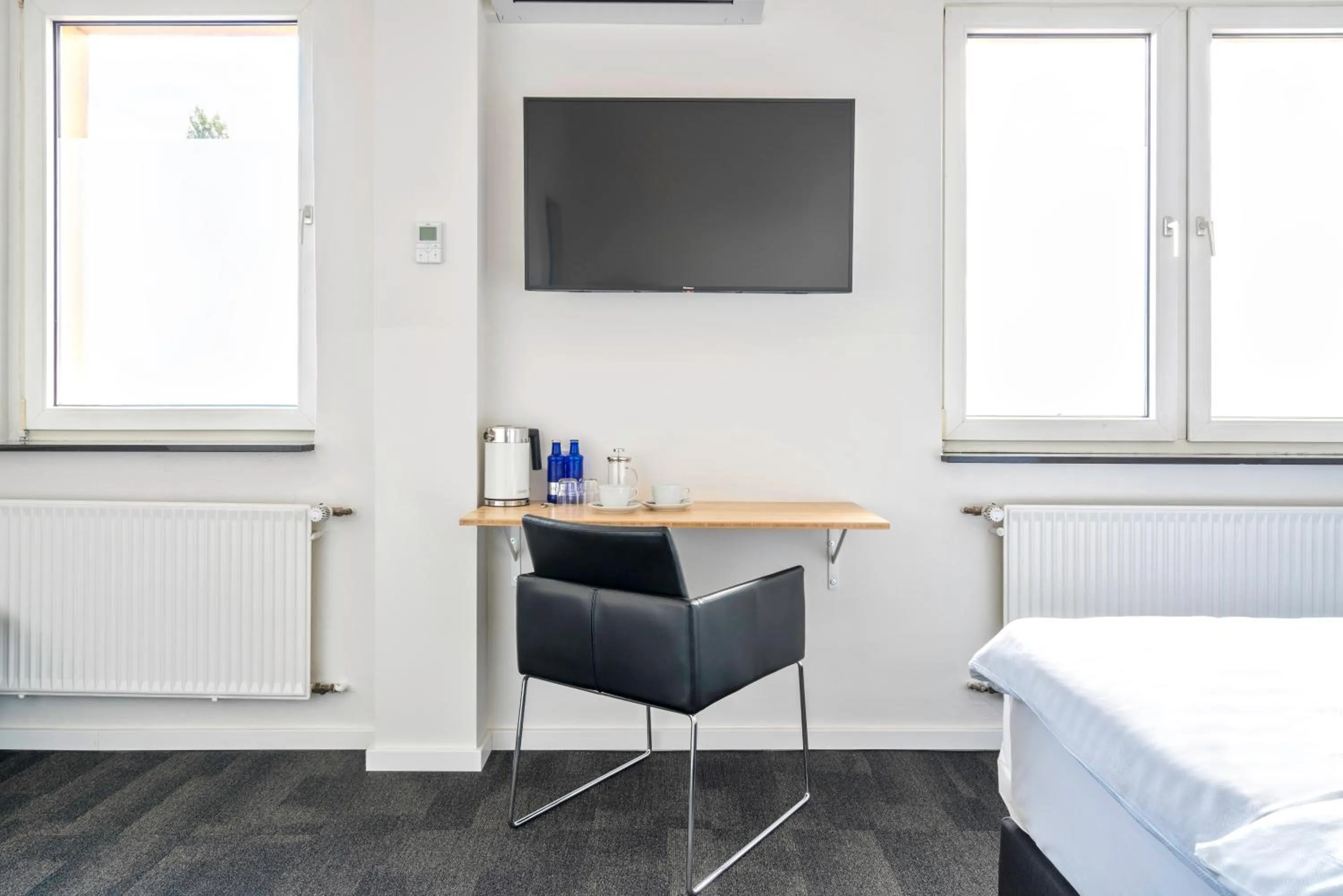 Bedroom, Bed in Design Hotel Wiegand