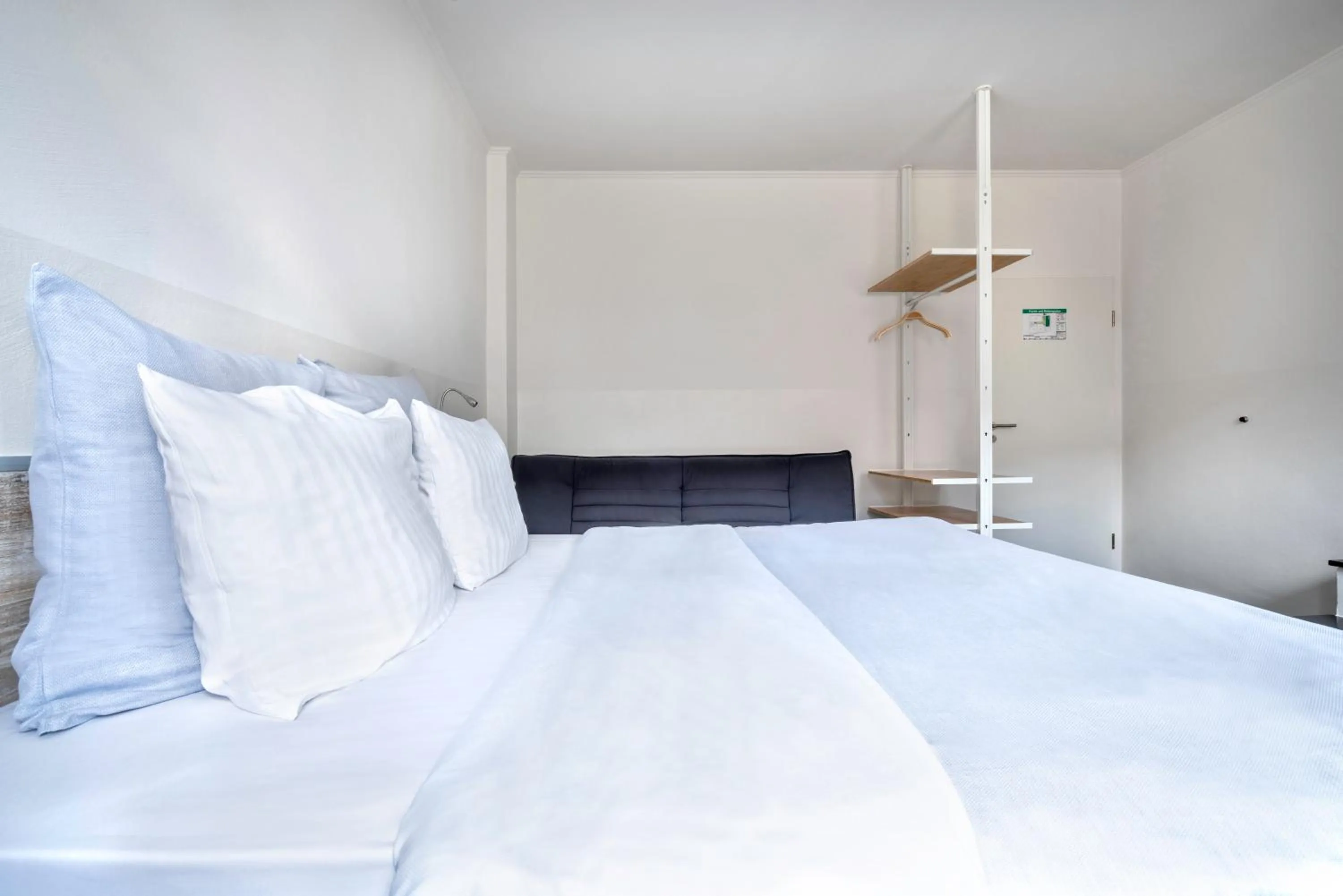 Bedroom, Bed in Design Hotel Wiegand