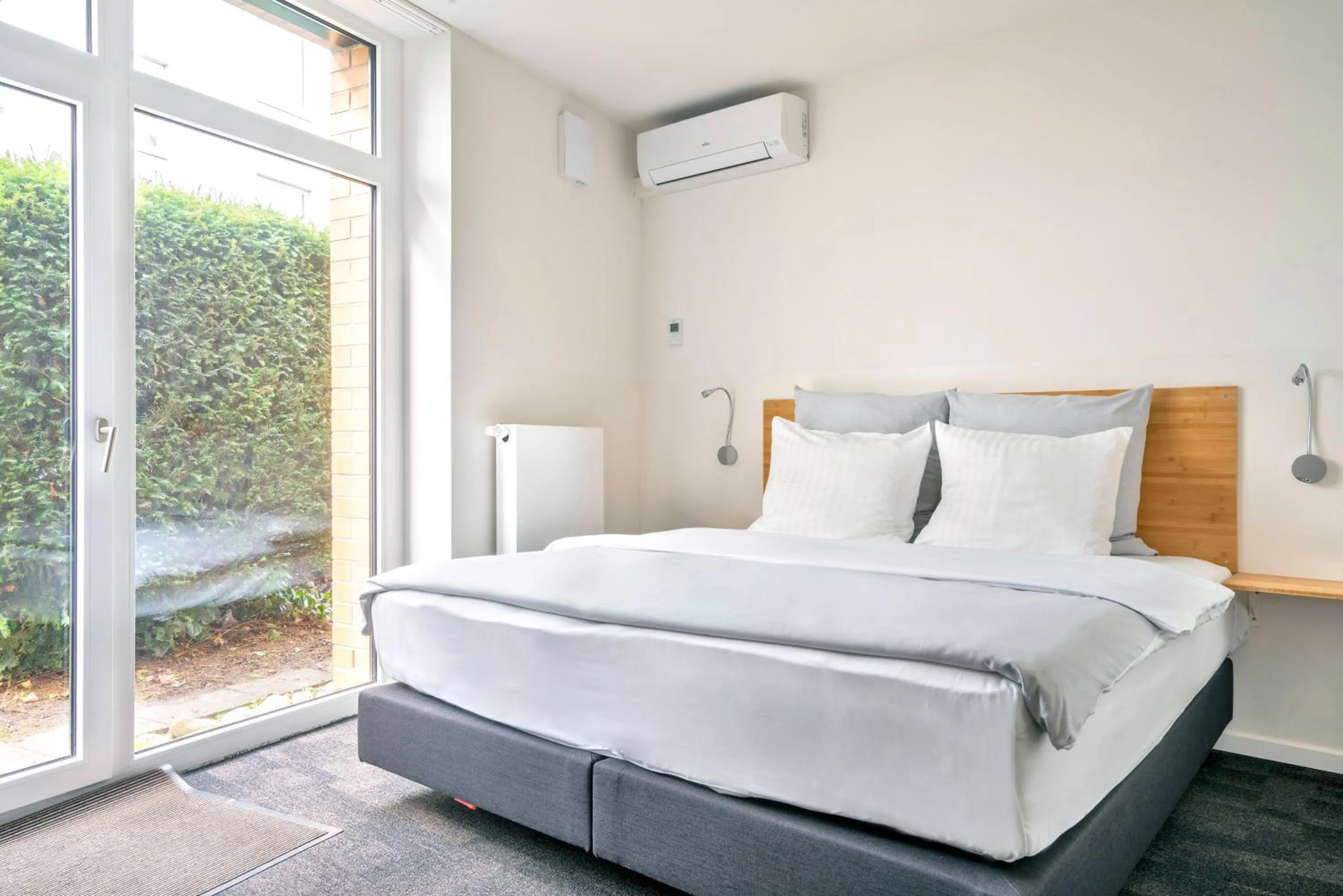 Bedroom, Bed in Design Hotel Wiegand