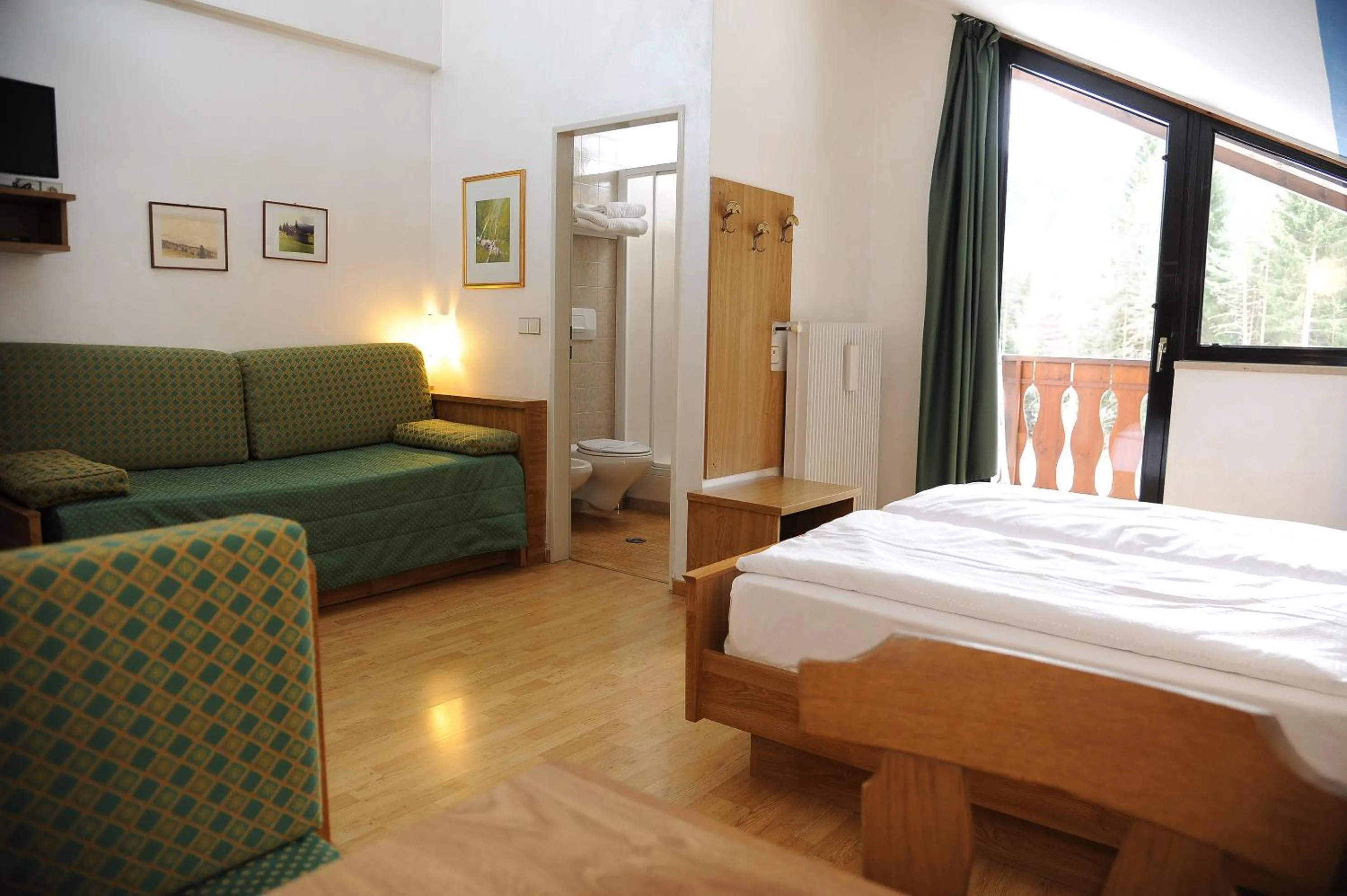 Bed in Hotel Sole Family Hotel