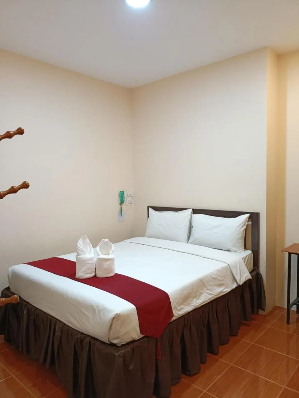 Bed in โรงแรมแอมไอม่อน - Am Amoonds Hotel