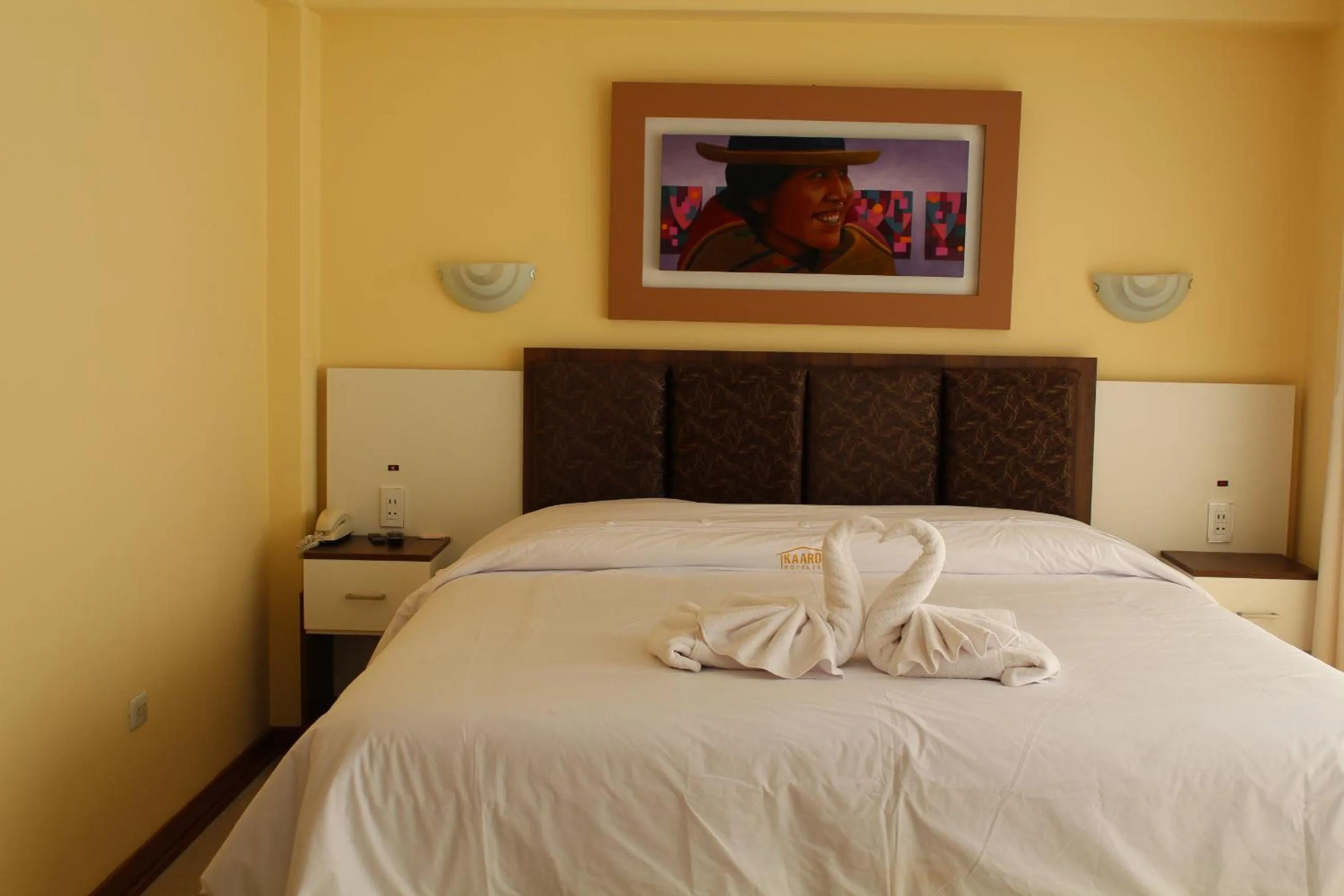 Bed in Kaaro Hotel El Buho