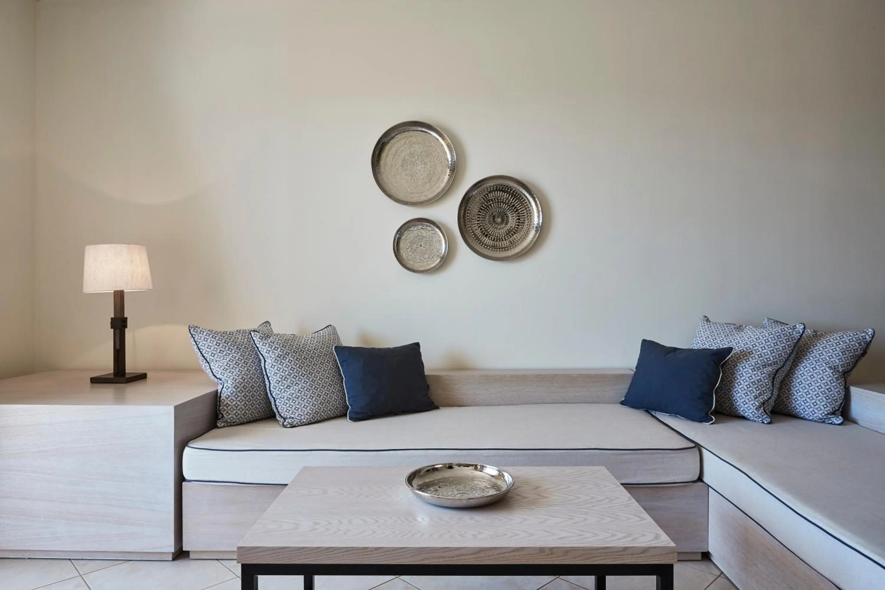 Living room, Bed in Skiathos Living