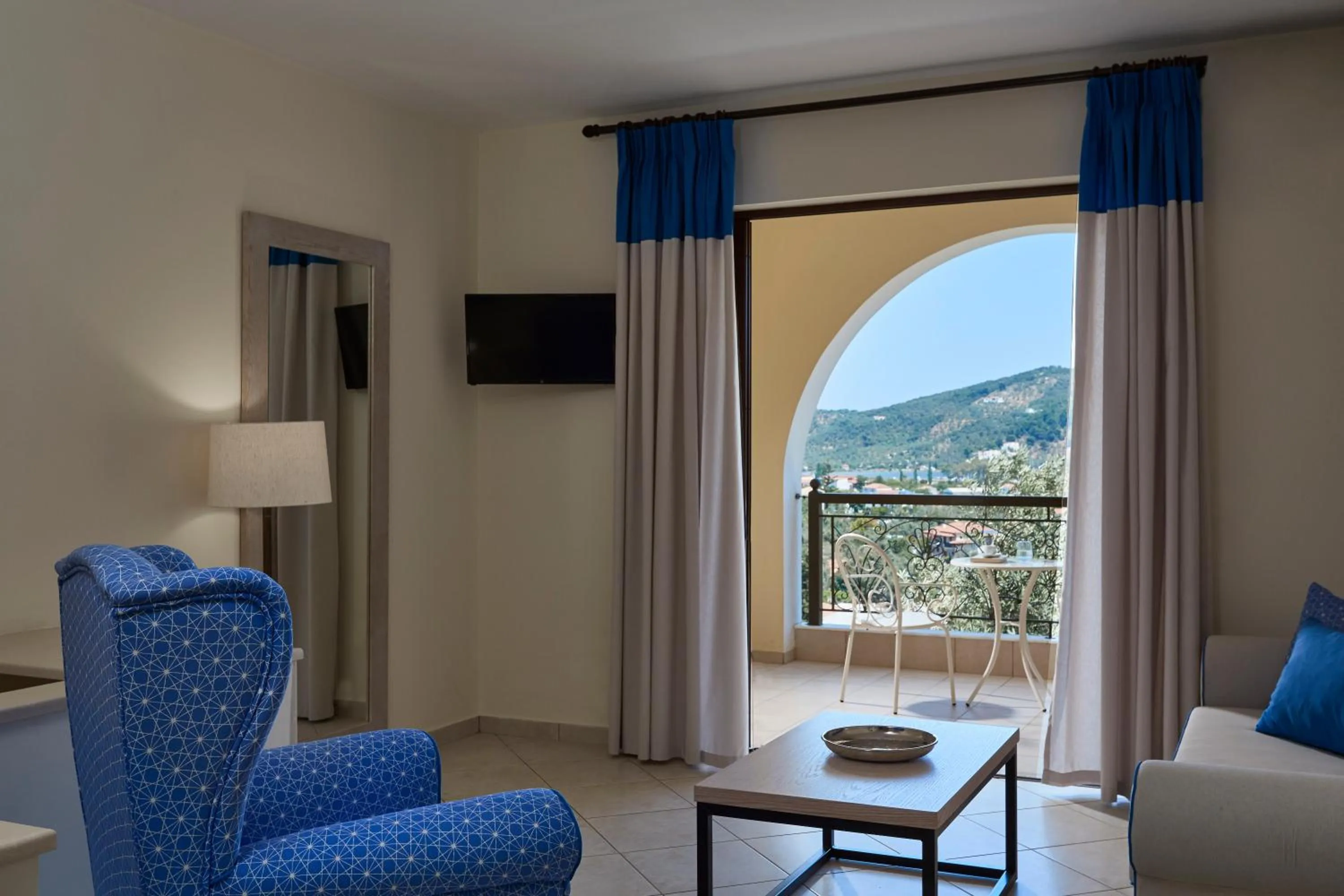 Living room in Skiathos Living