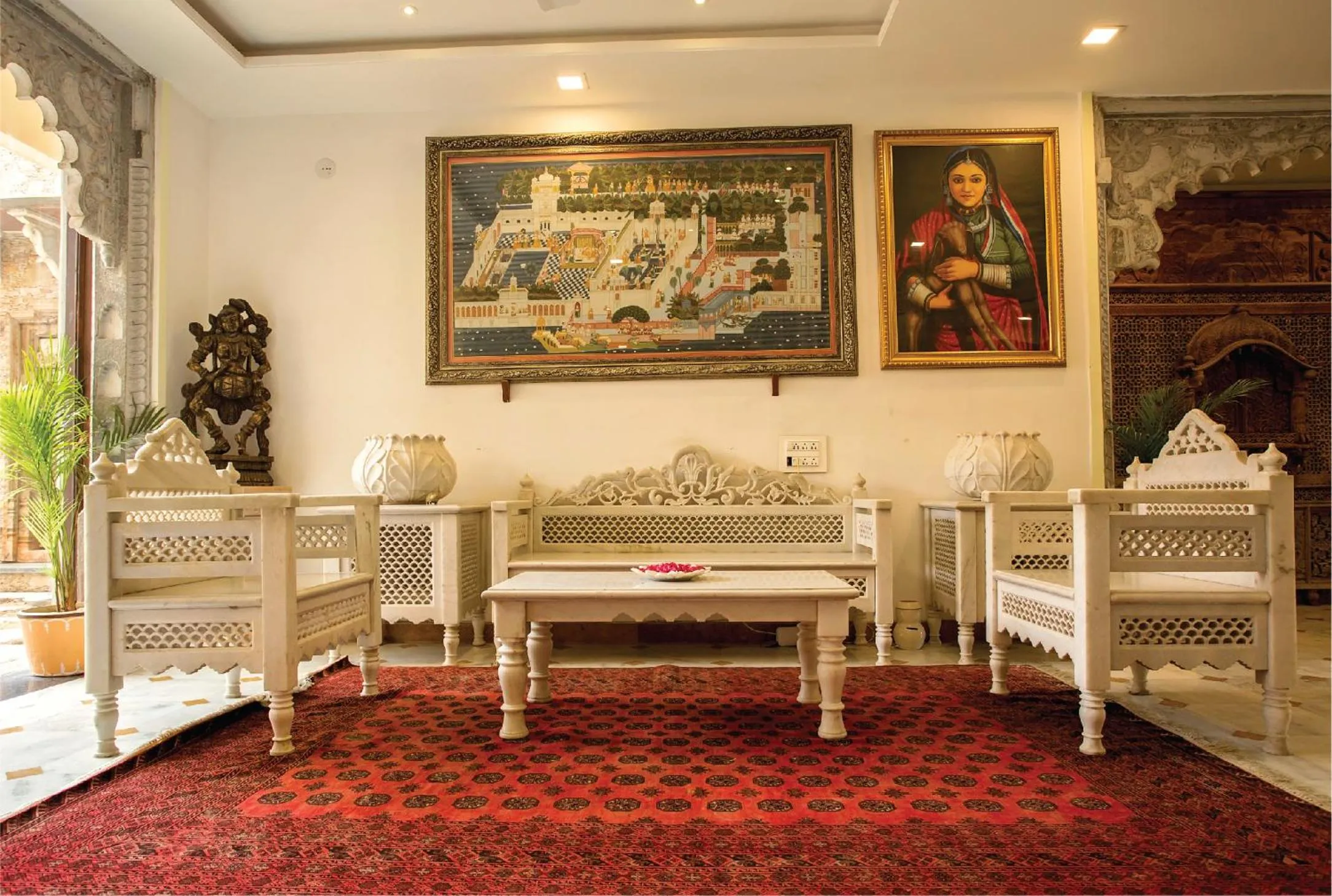Living room in Bloom Boutique l Lake Pichola