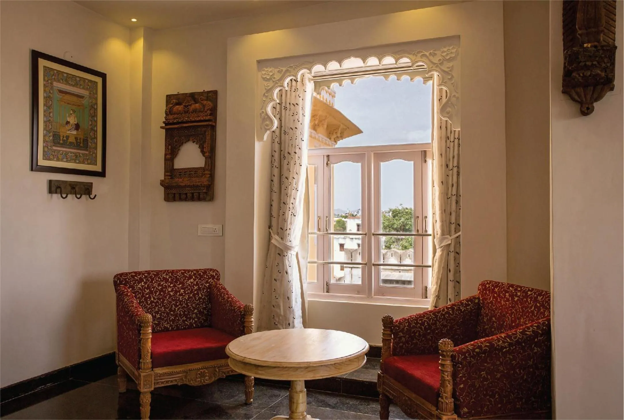 Seating area in Bloom Boutique l Lake Pichola