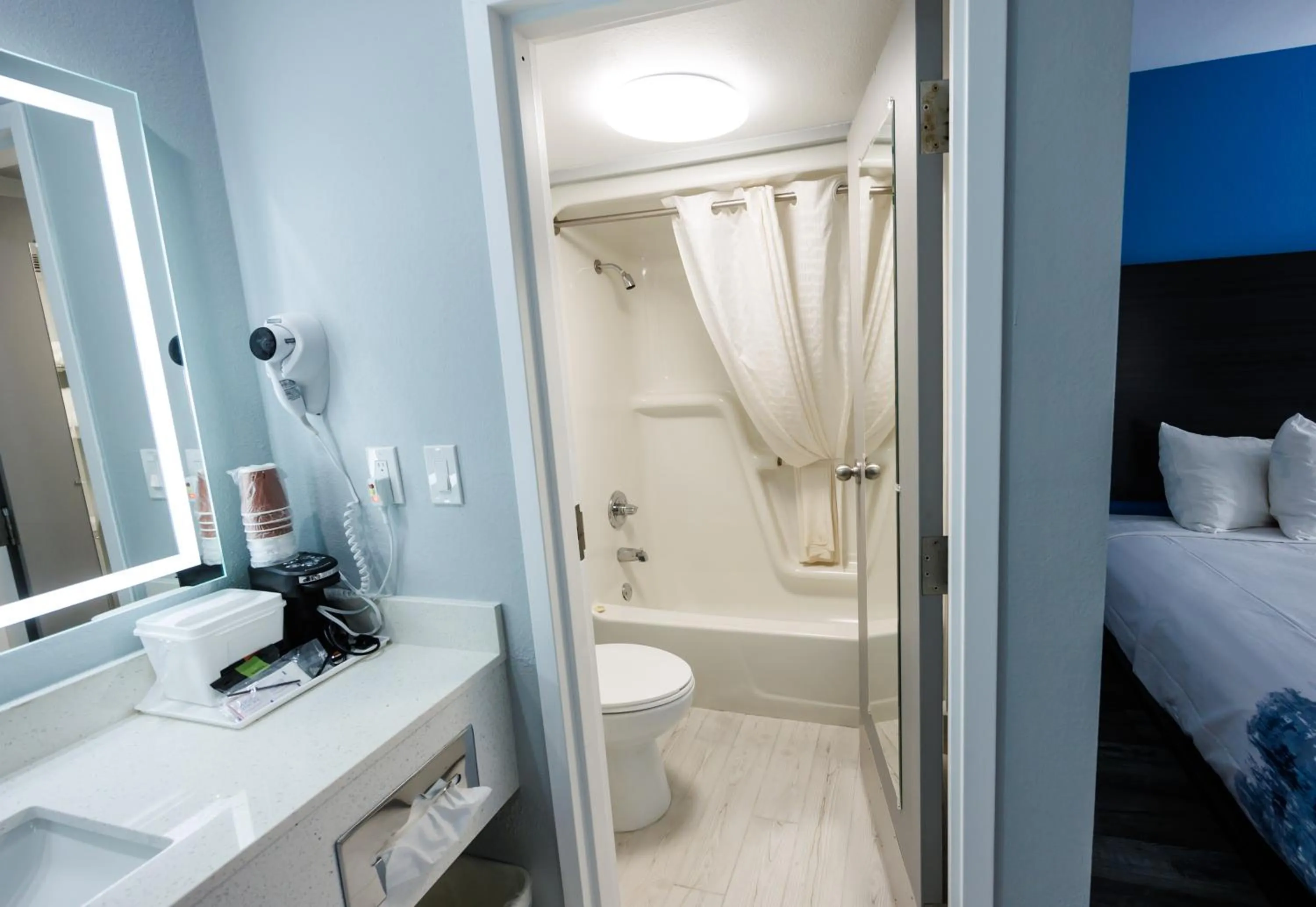 Bathroom in Baymont by Wyndham Branson Thousand Hills