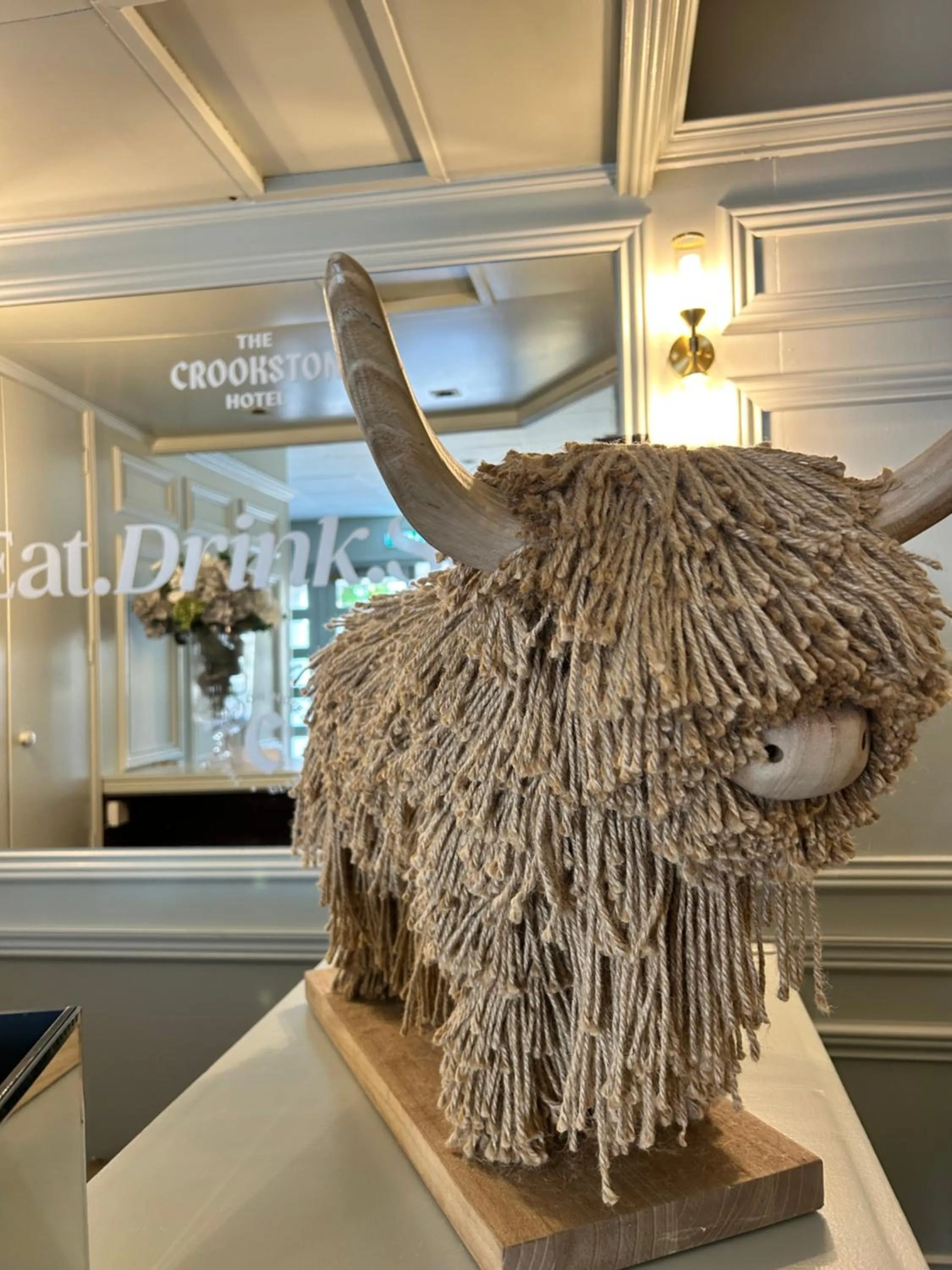 Decorative detail in Crookston Hotel