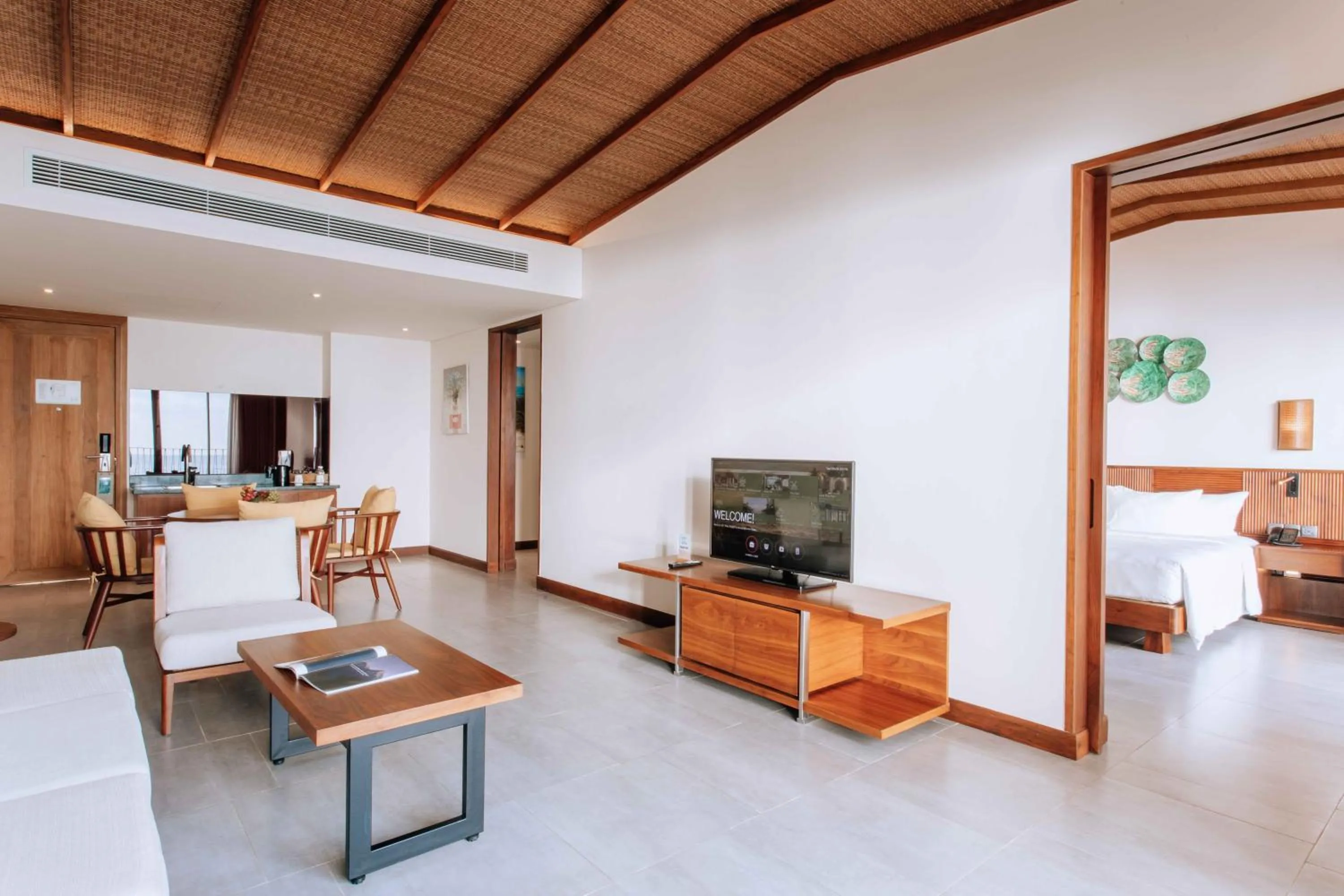 Living room in Dusit Princess Moonrise Beach Resort