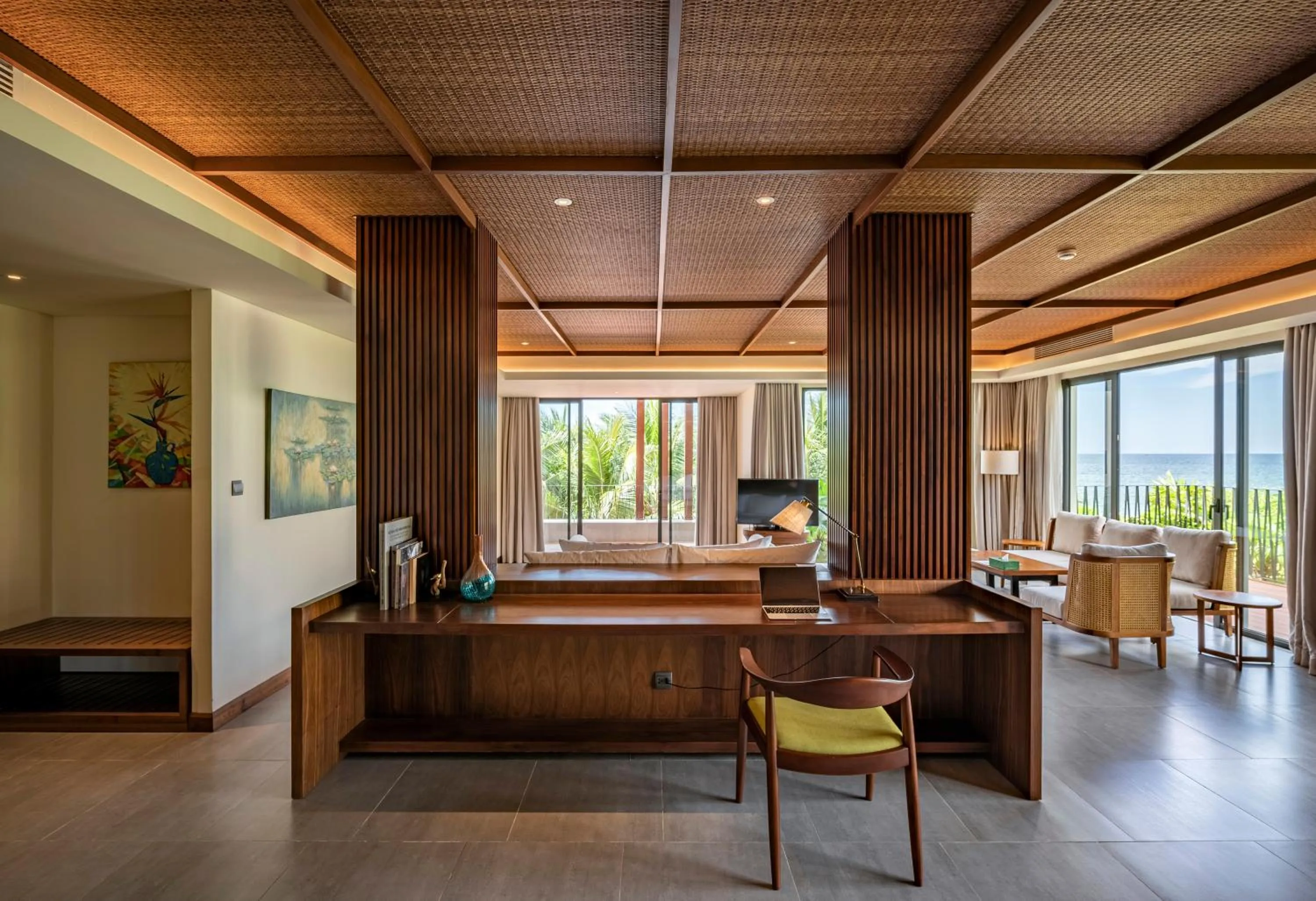 Living room in Dusit Princess Moonrise Beach Resort