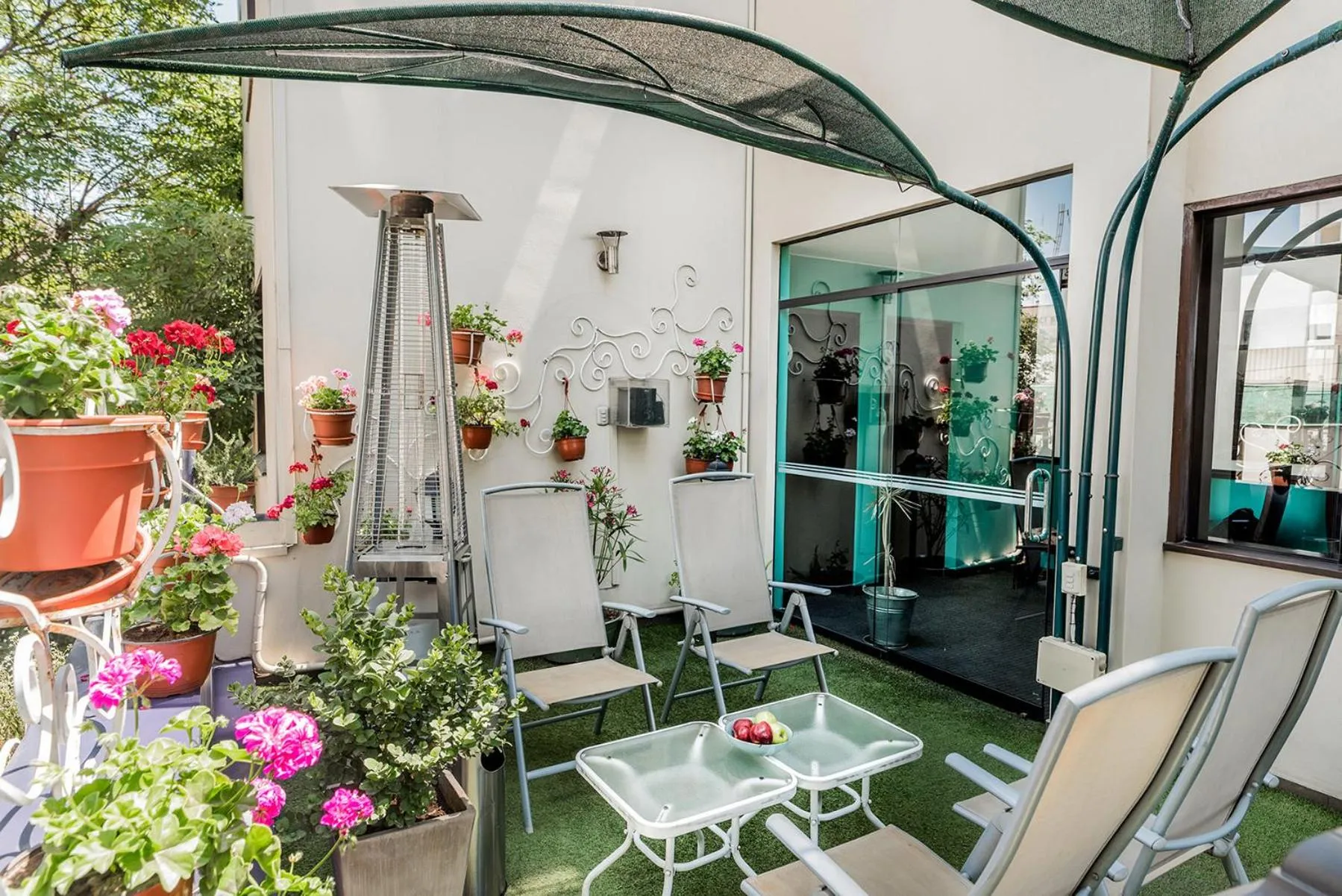 Patio in Dreams Hotel Boutique