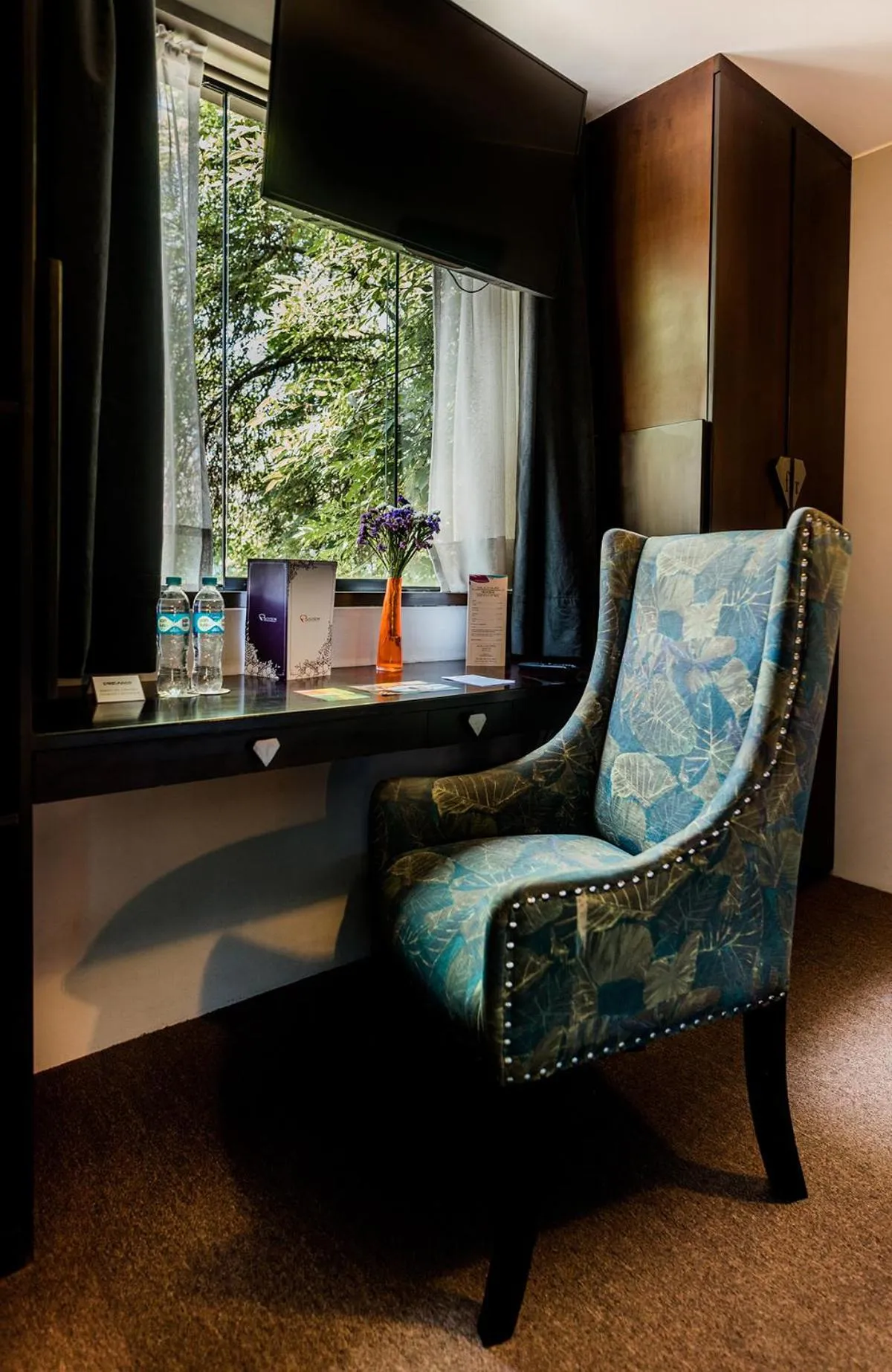 Seating area in Dreams Hotel Boutique