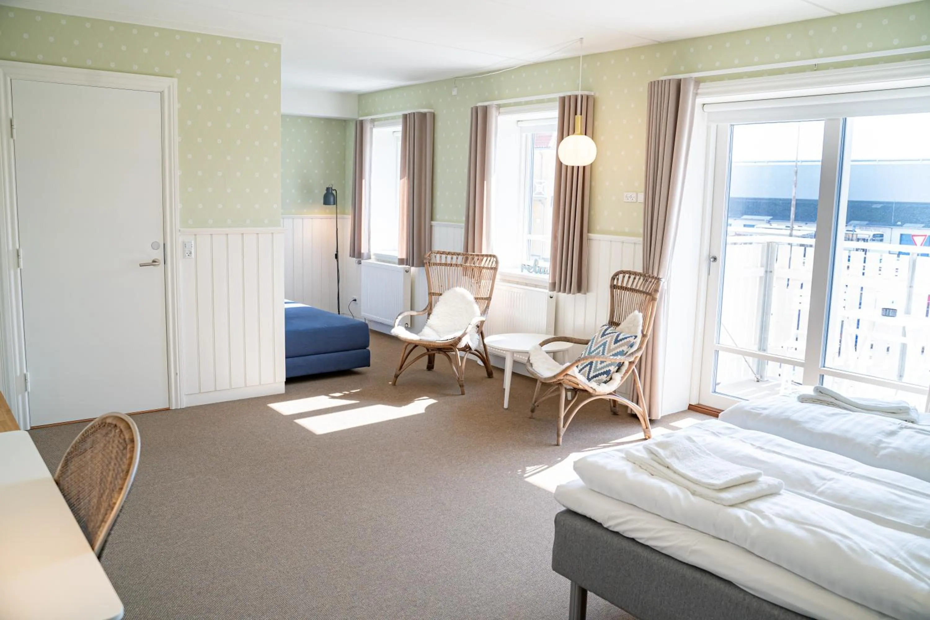 View (from property/room), Bed in Hotel Marie