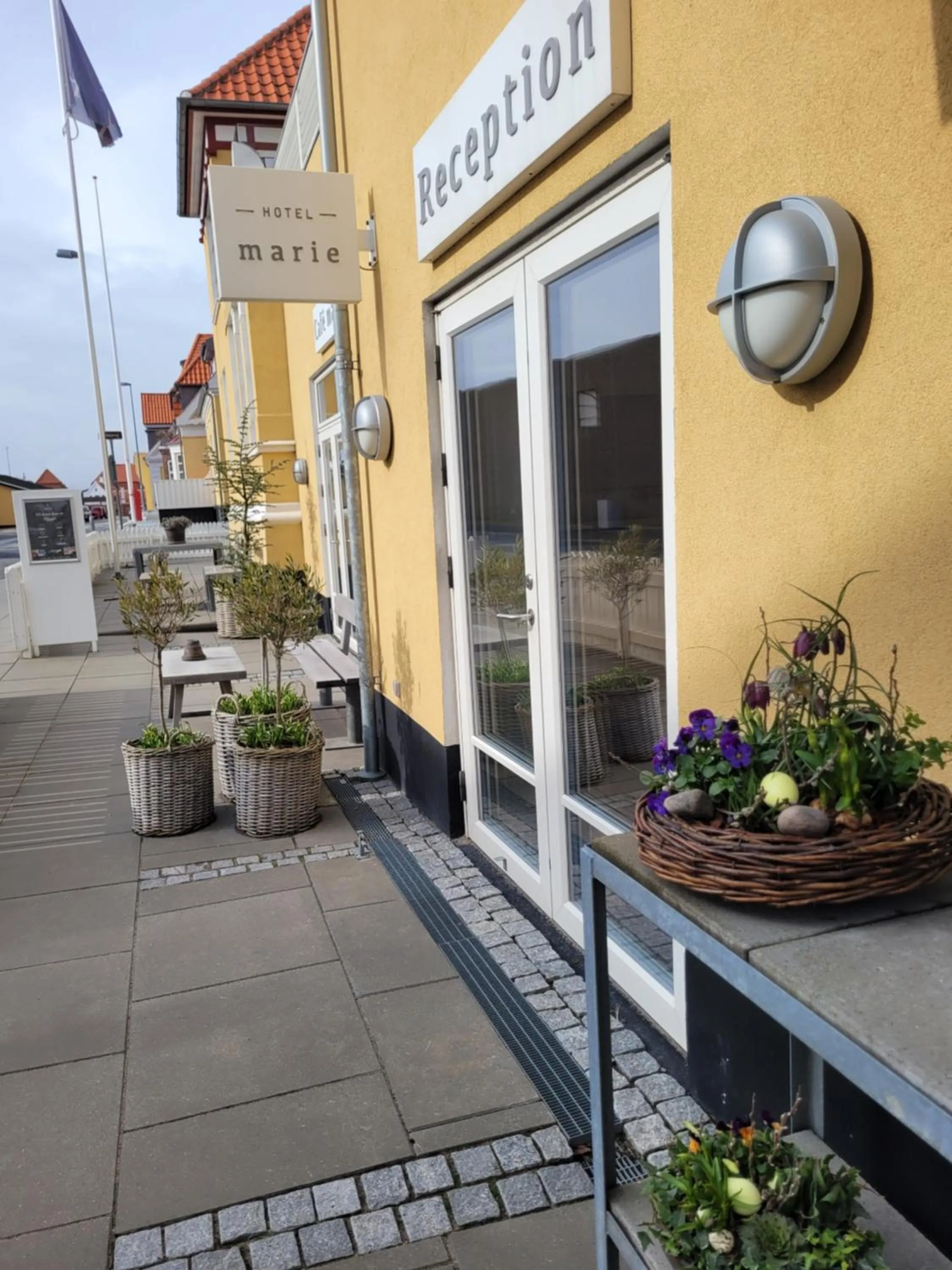 Property building in Hotel Marie