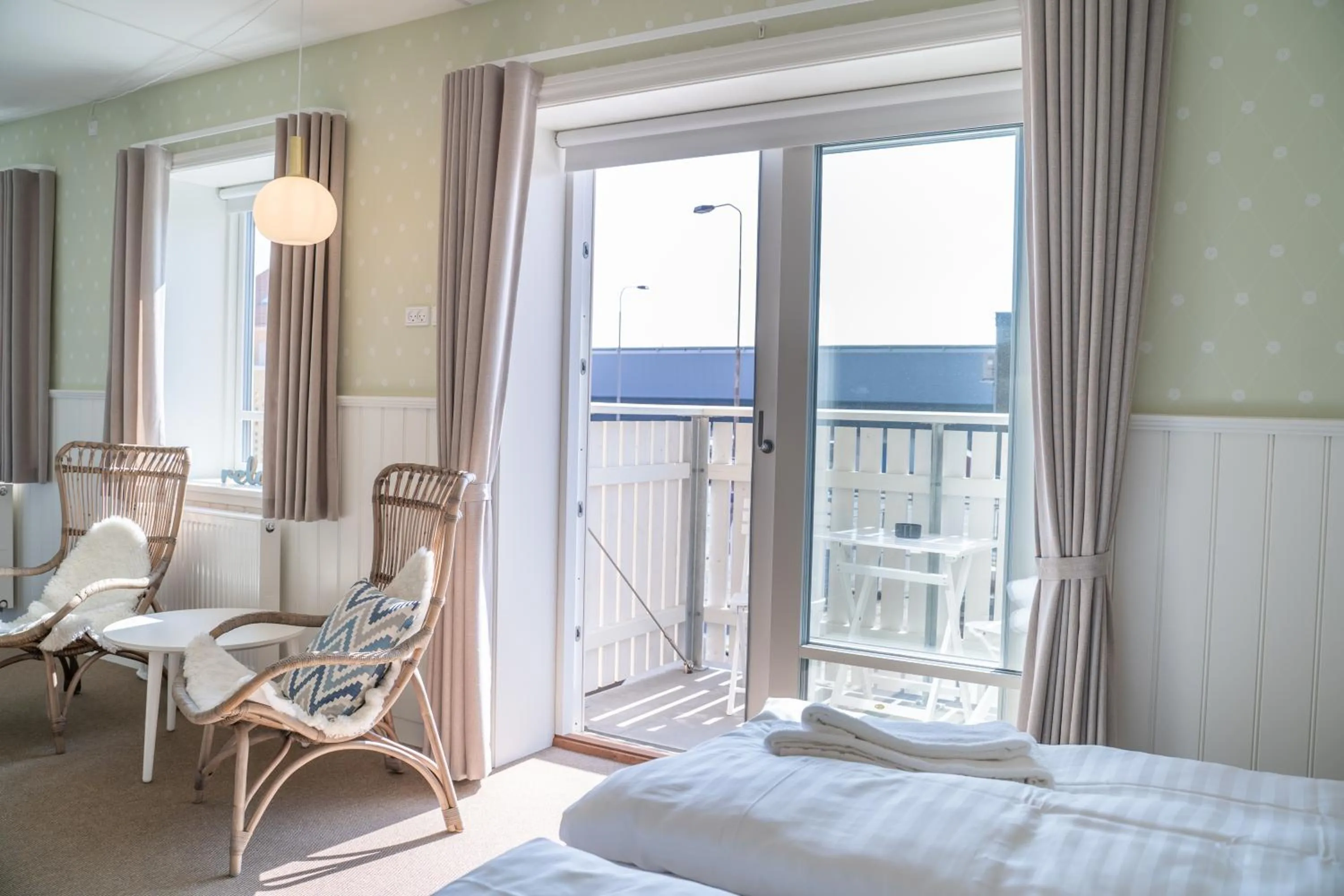 View (from property/room), Bed in Hotel Marie