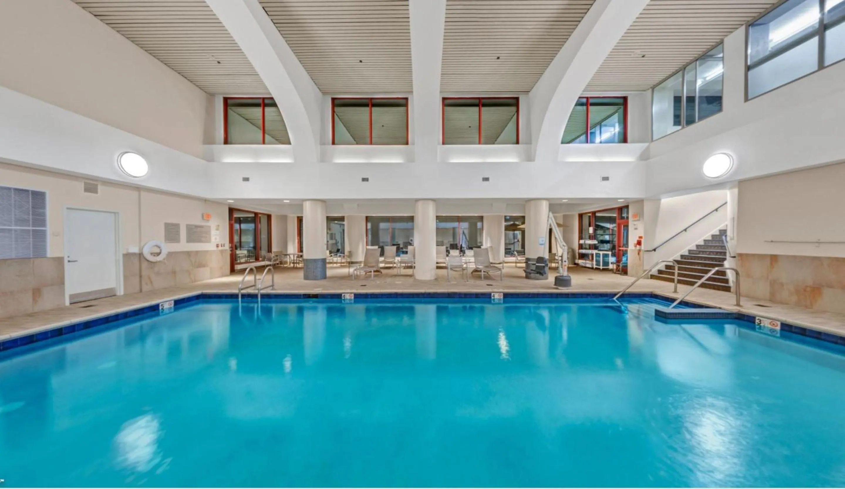 Pool view in Embassy Suites by Hilton Boston Waltham