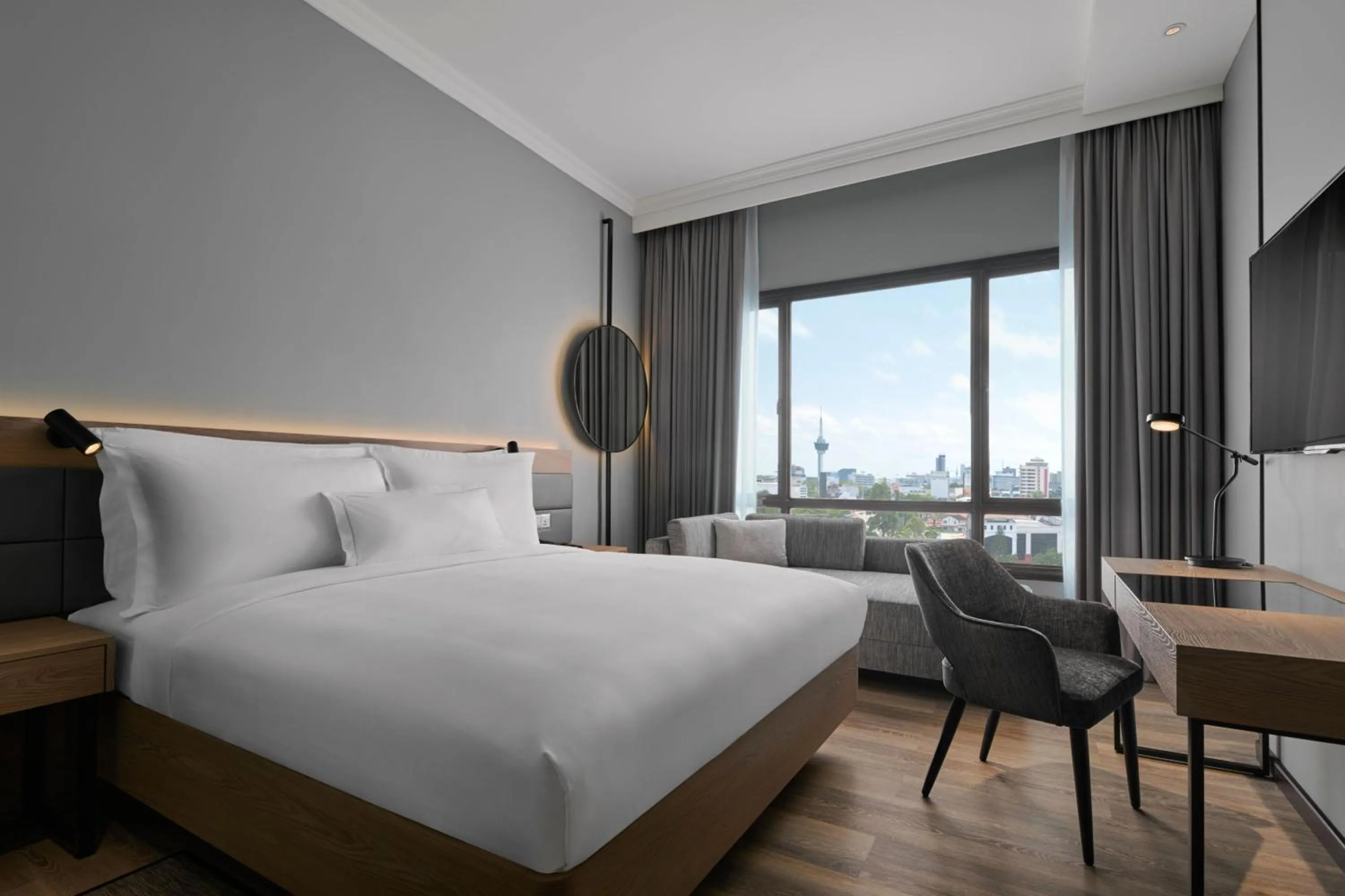 Photo of the whole room, Bed in AC Hotel by Marriott Kuantan