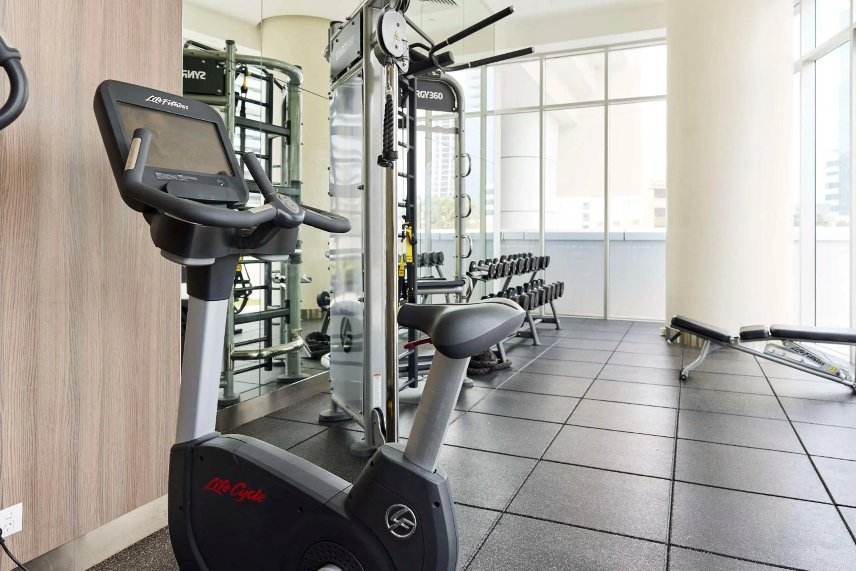 Fitness centre/facilities in Hilton Surfers Paradise Hotel & Residences