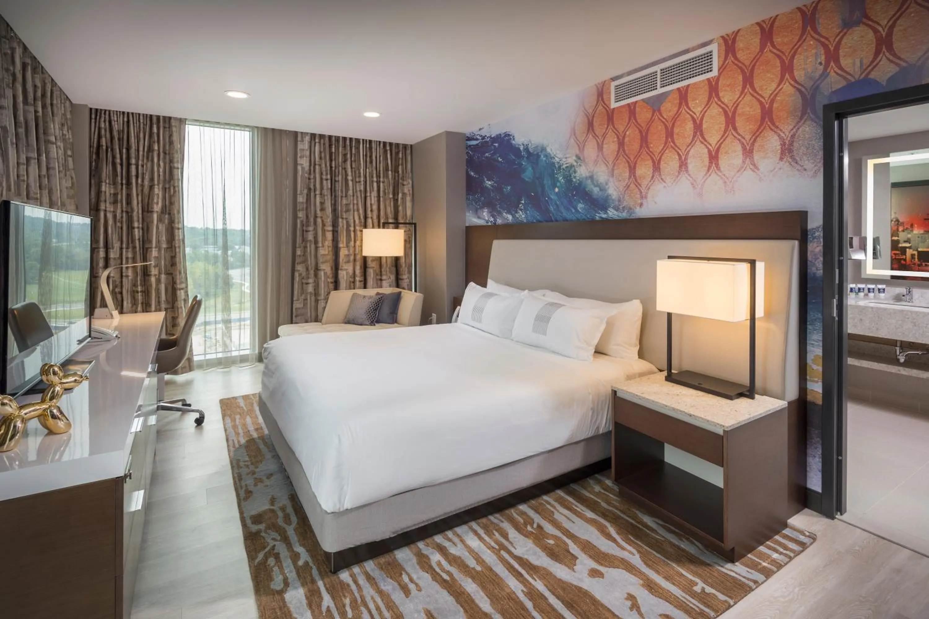 Bed in The Summit Hotel