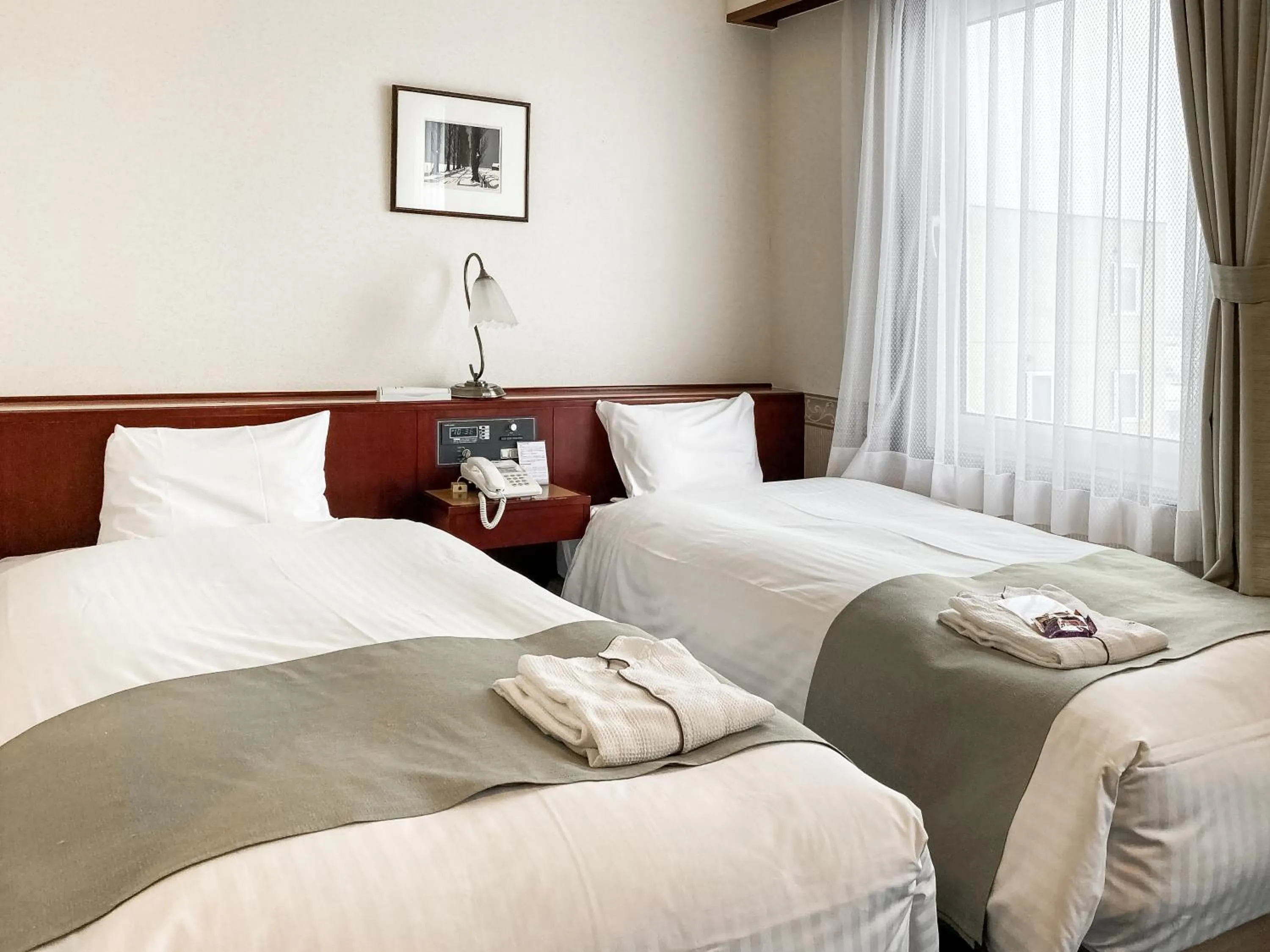 Bed in Tabist Abashiri Central Hotel