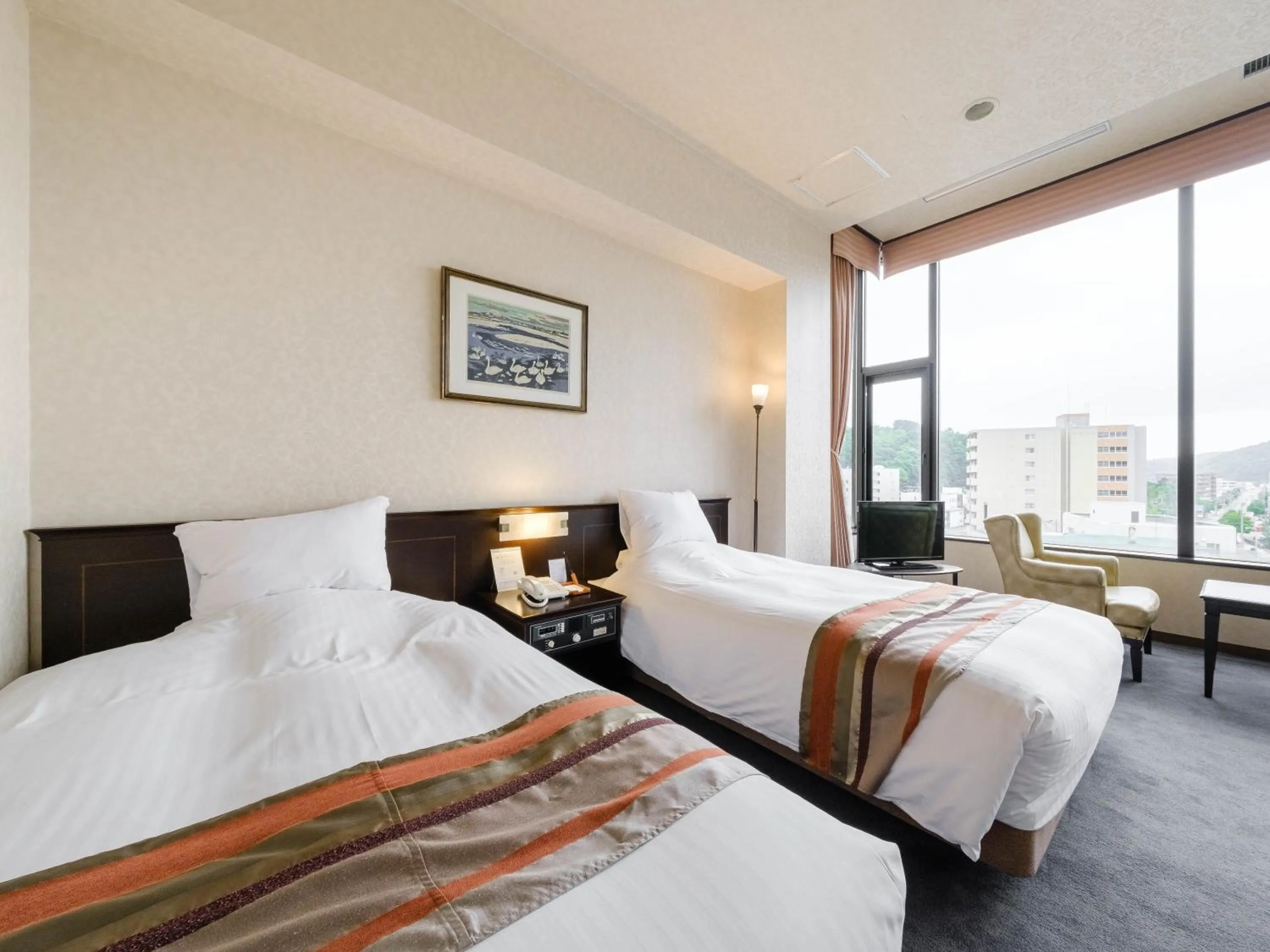 Bed in Tabist Abashiri Central Hotel