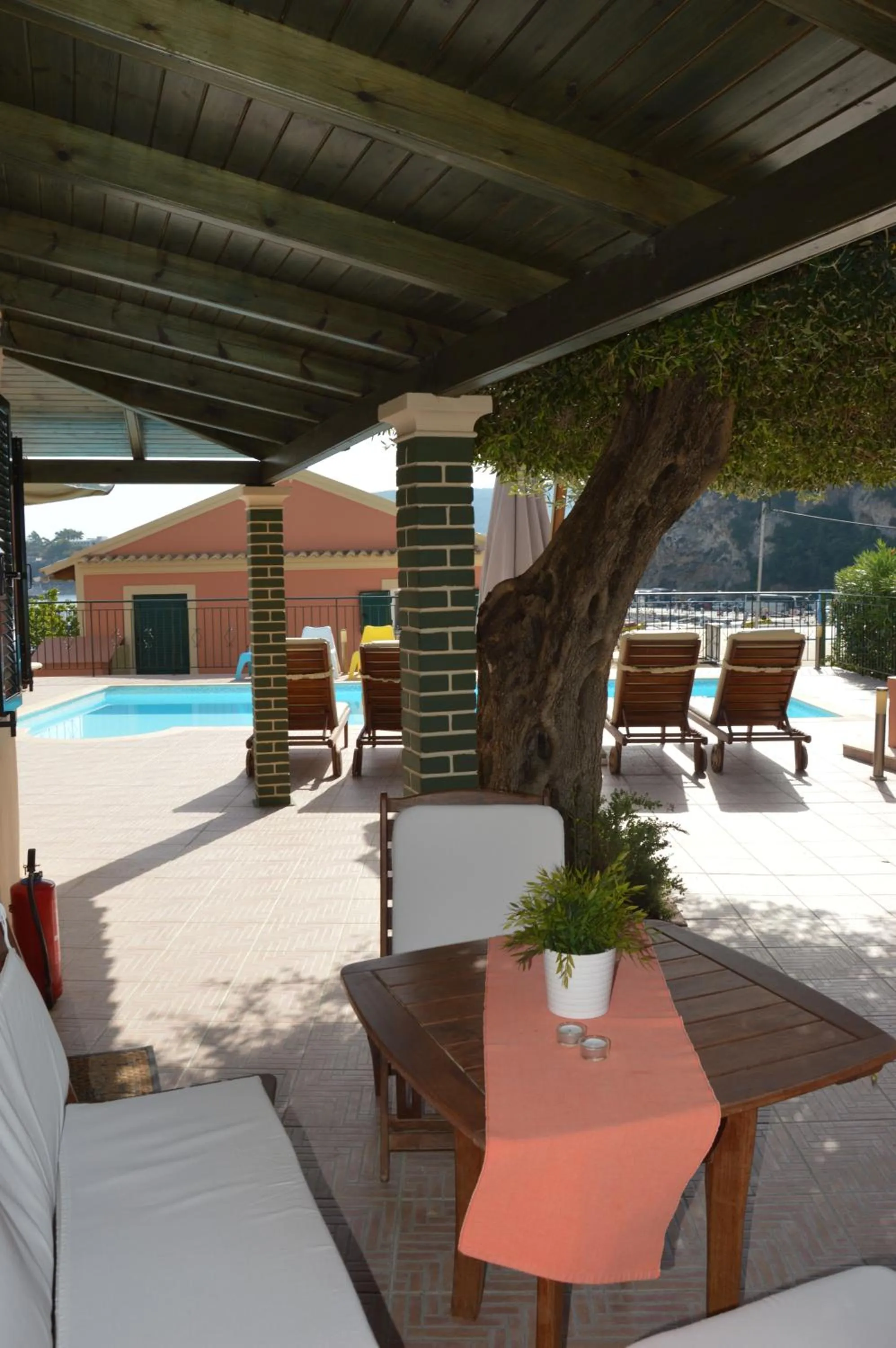 Patio in Akis Apartments