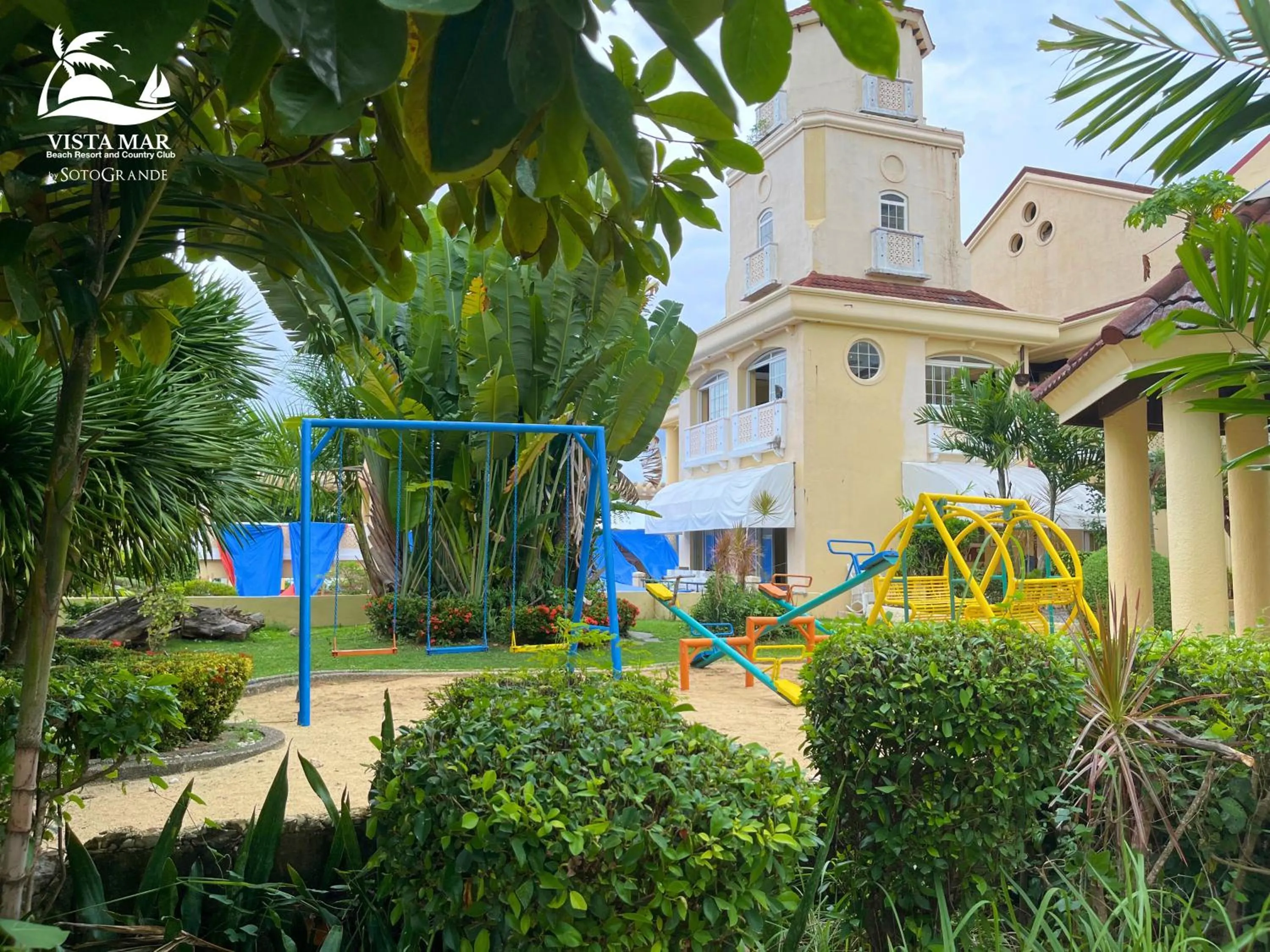Children play ground in Vista Mar Beach Resort & Country Club