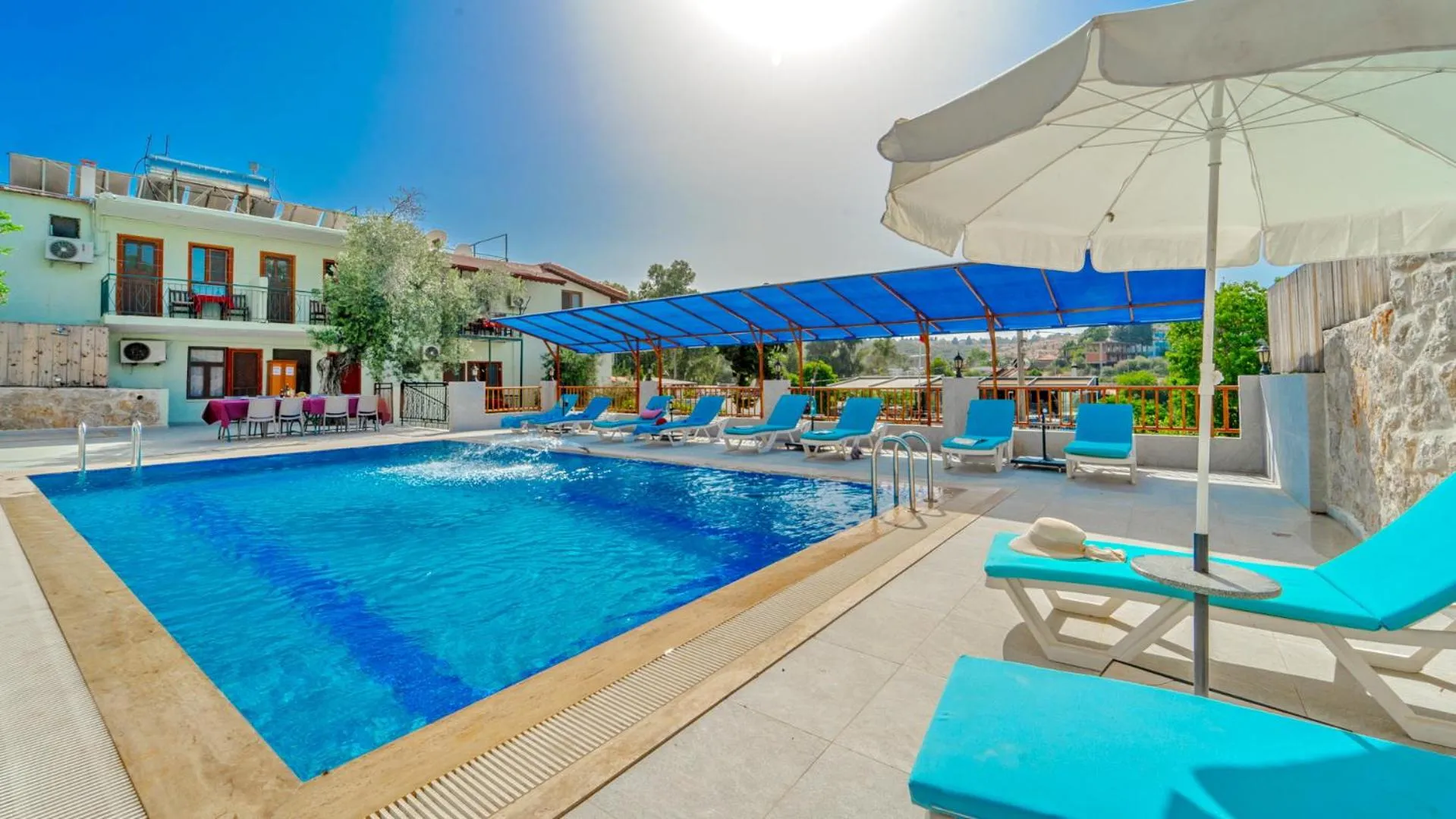 Pool view in St. Nicholas Pension