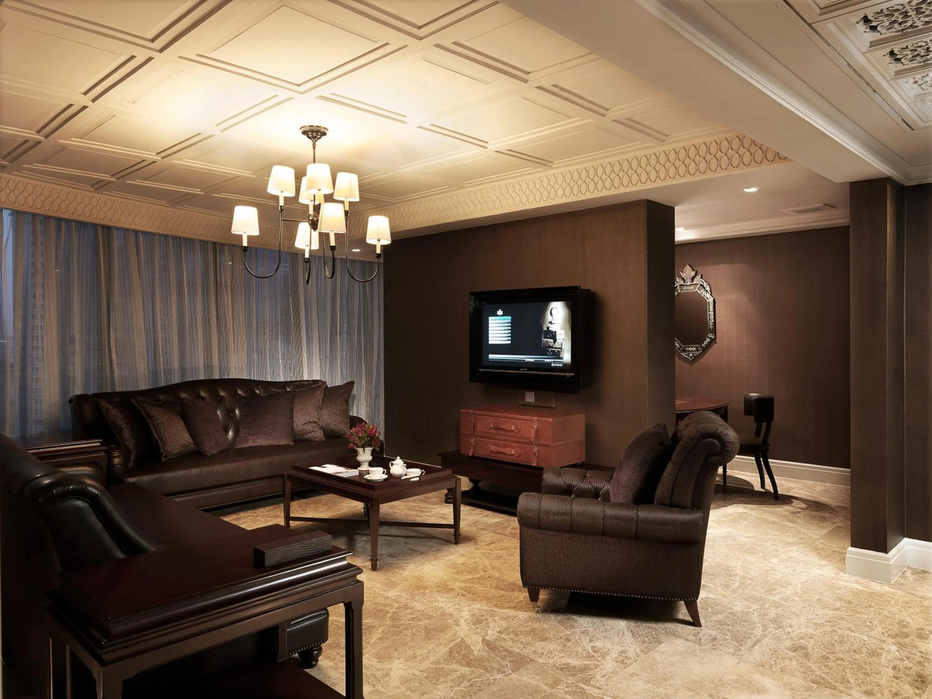 Living room in Hotel Muse Bangkok, Autograph Collection