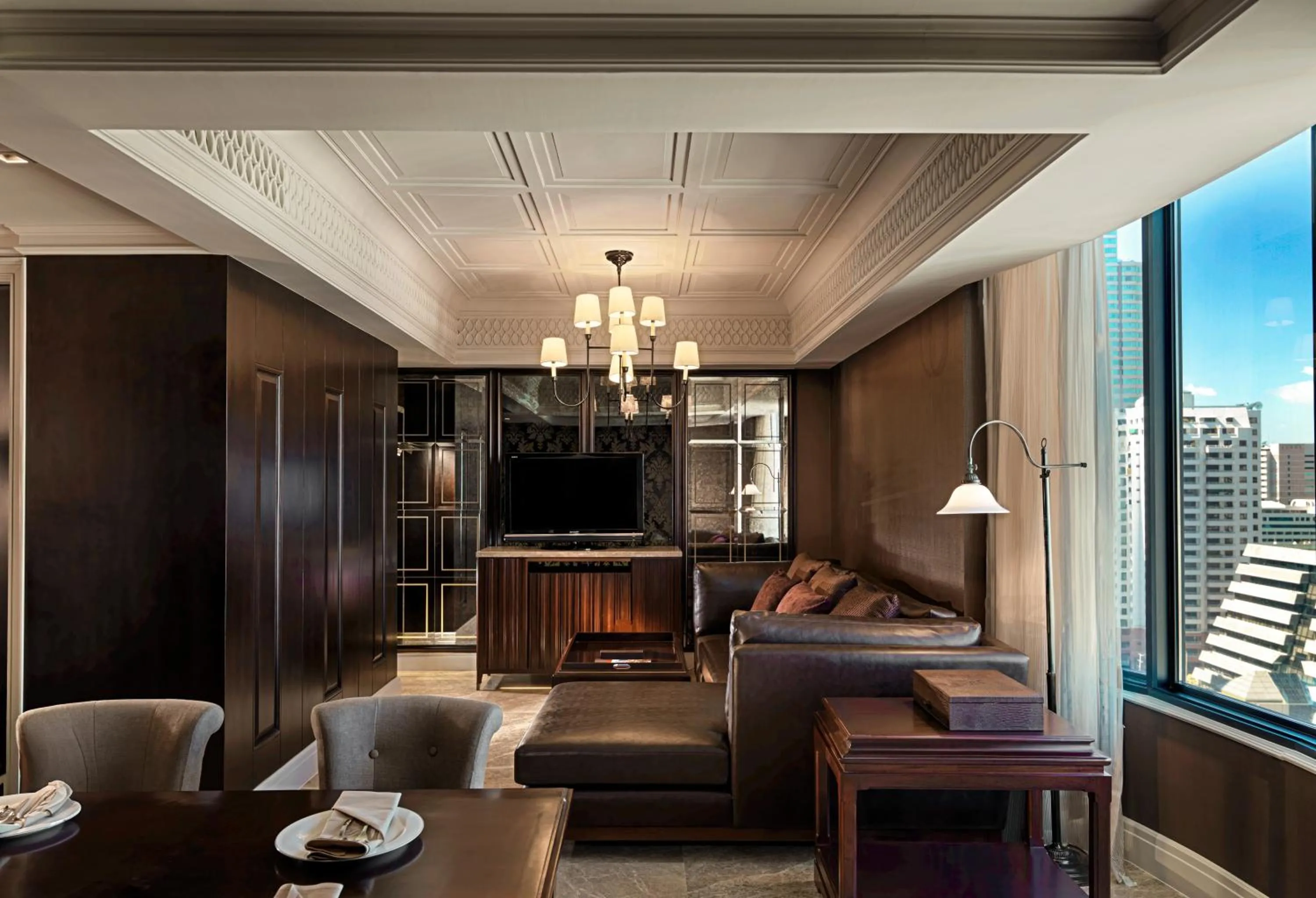 Living room in Hotel Muse Bangkok, Autograph Collection