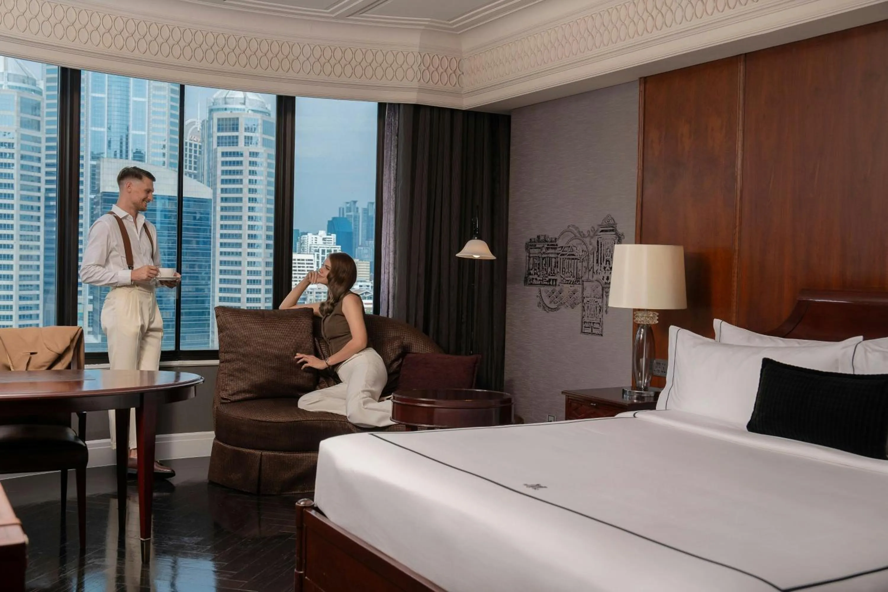 Photo of the whole room, Bed in Hotel Muse Bangkok, Autograph Collection