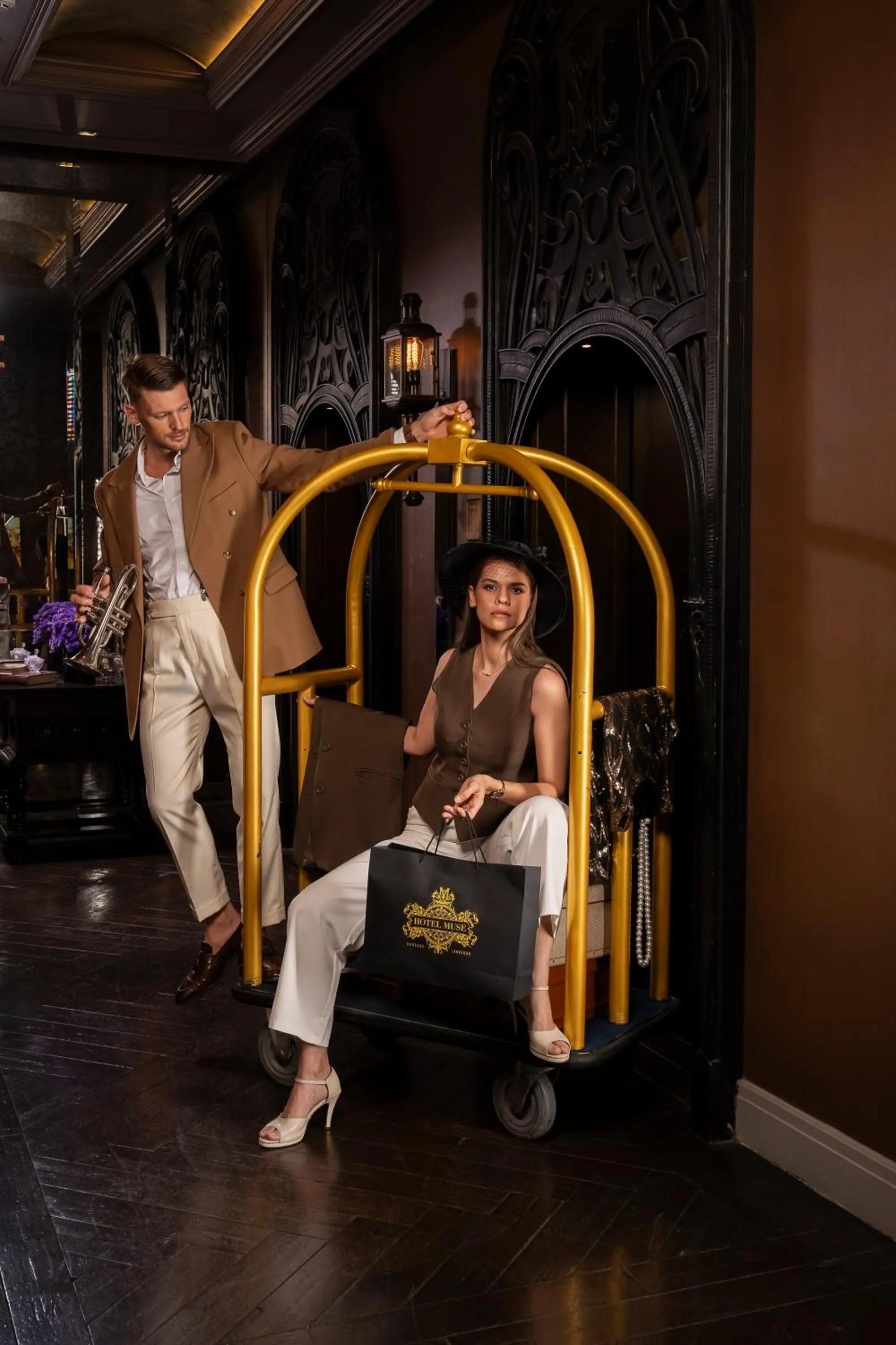 Lobby or reception in Hotel Muse Bangkok, Autograph Collection