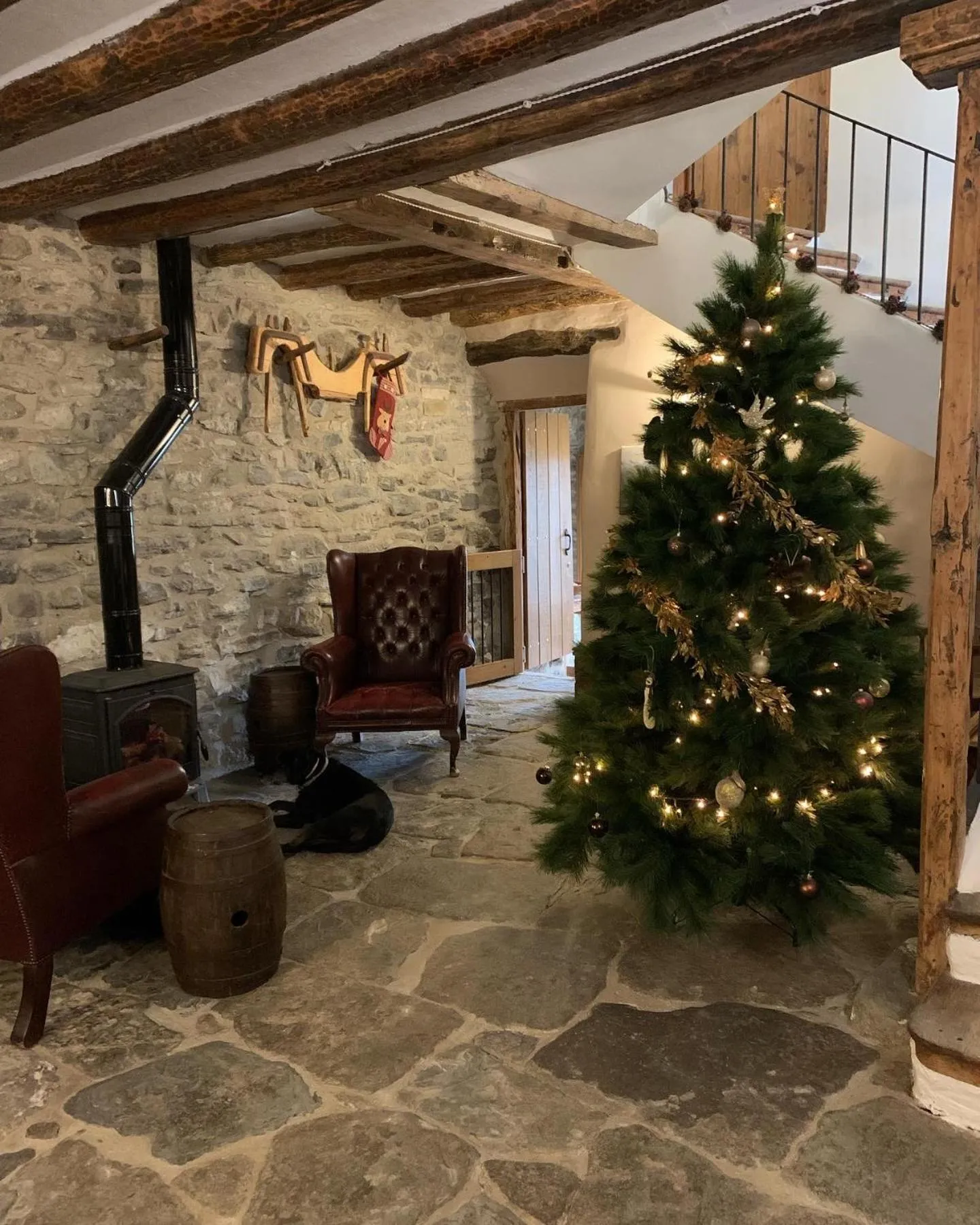 Seating area in Casa Lascorz