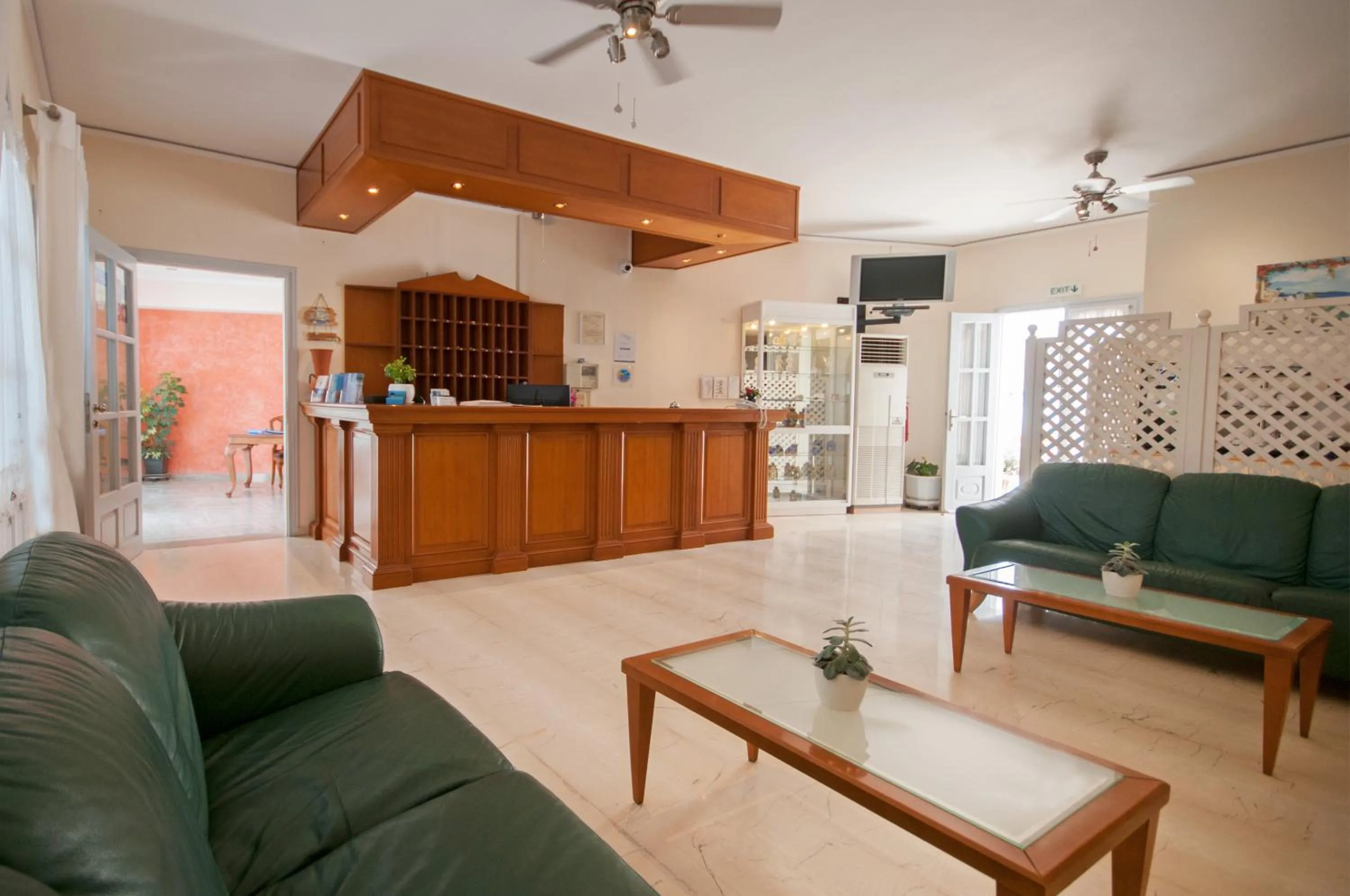 Lobby or reception in Glaros Hotel