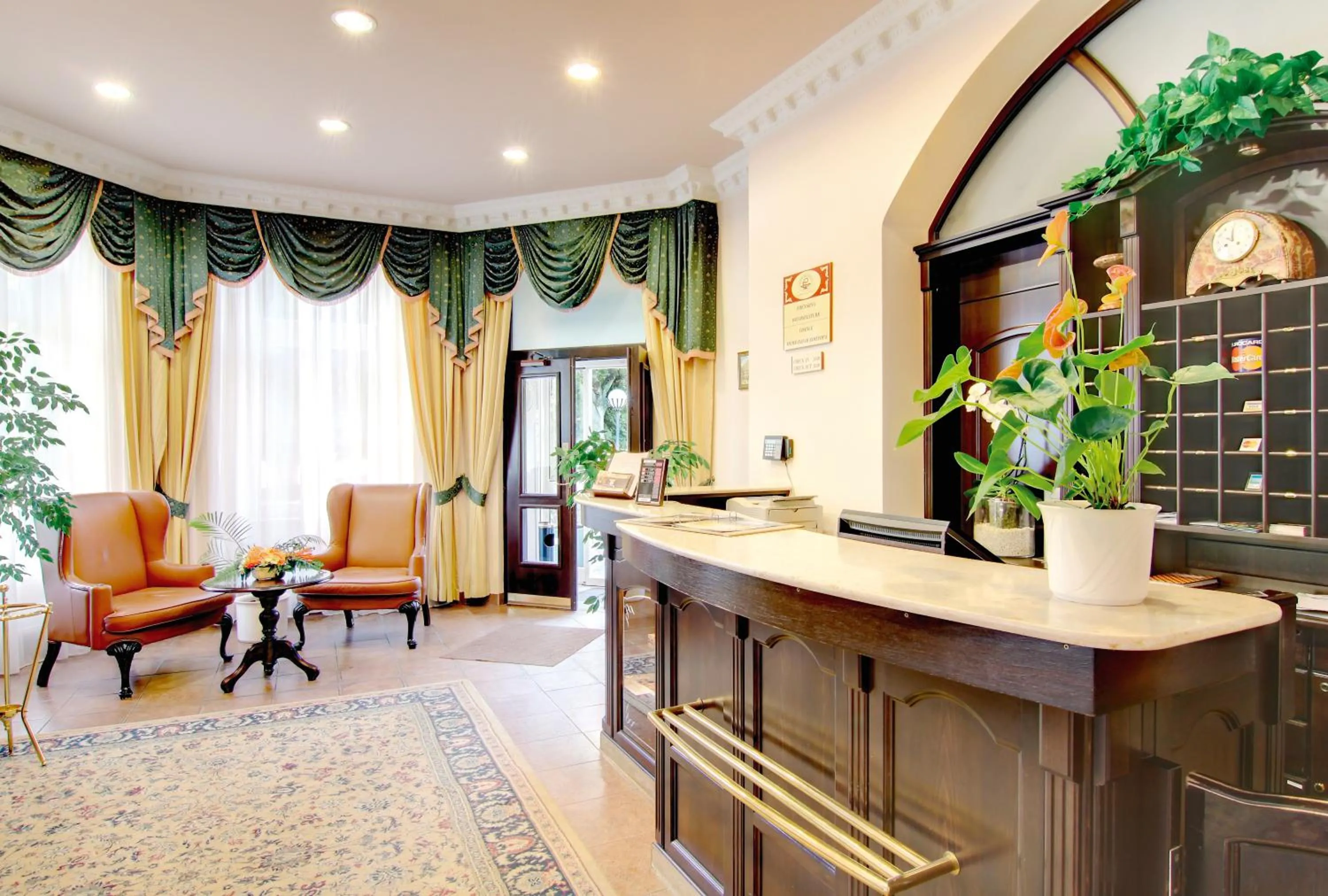 Lobby or reception in Hotel Pavlov