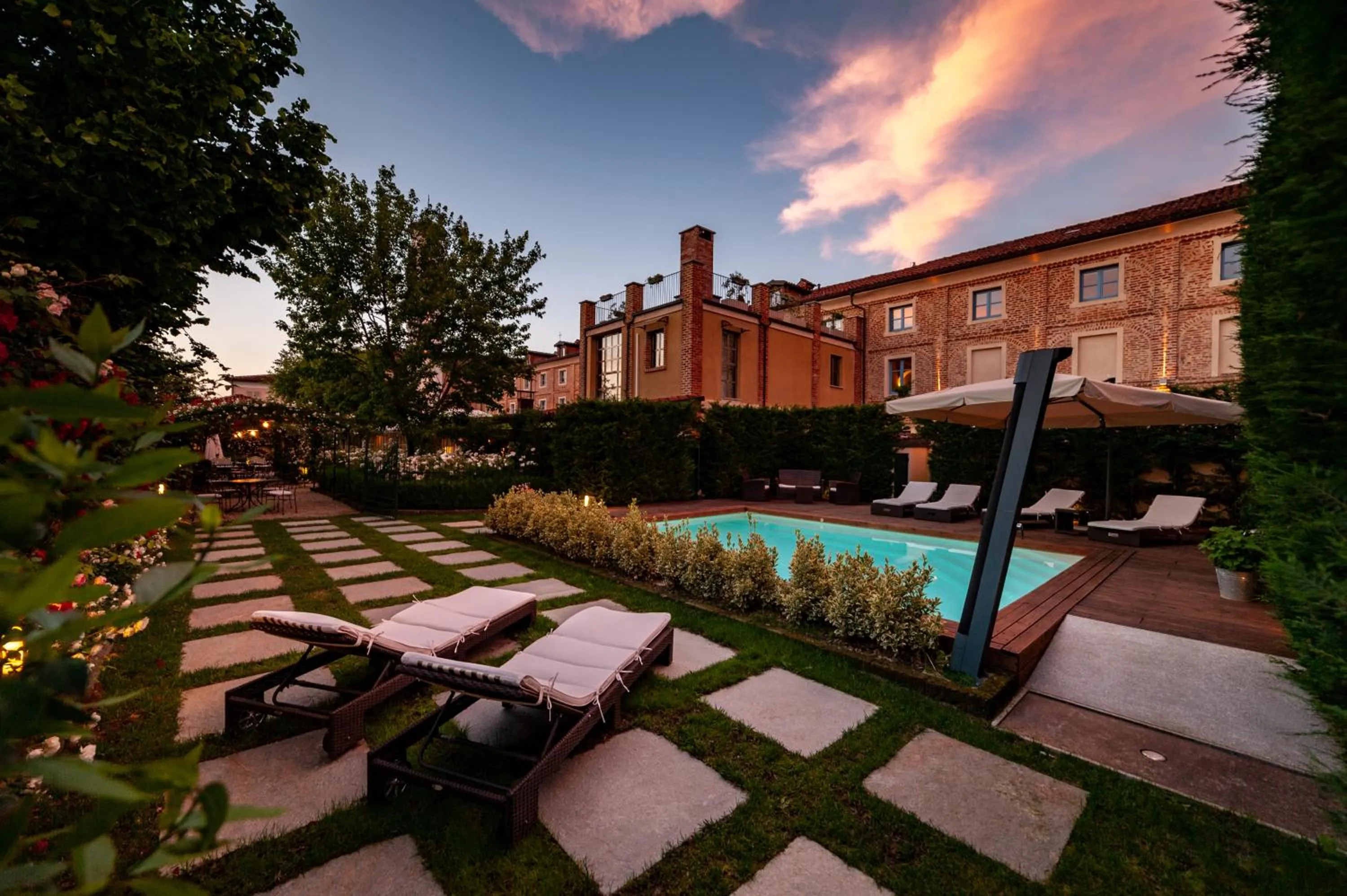 Swimming pool in Hotel Il Campanile