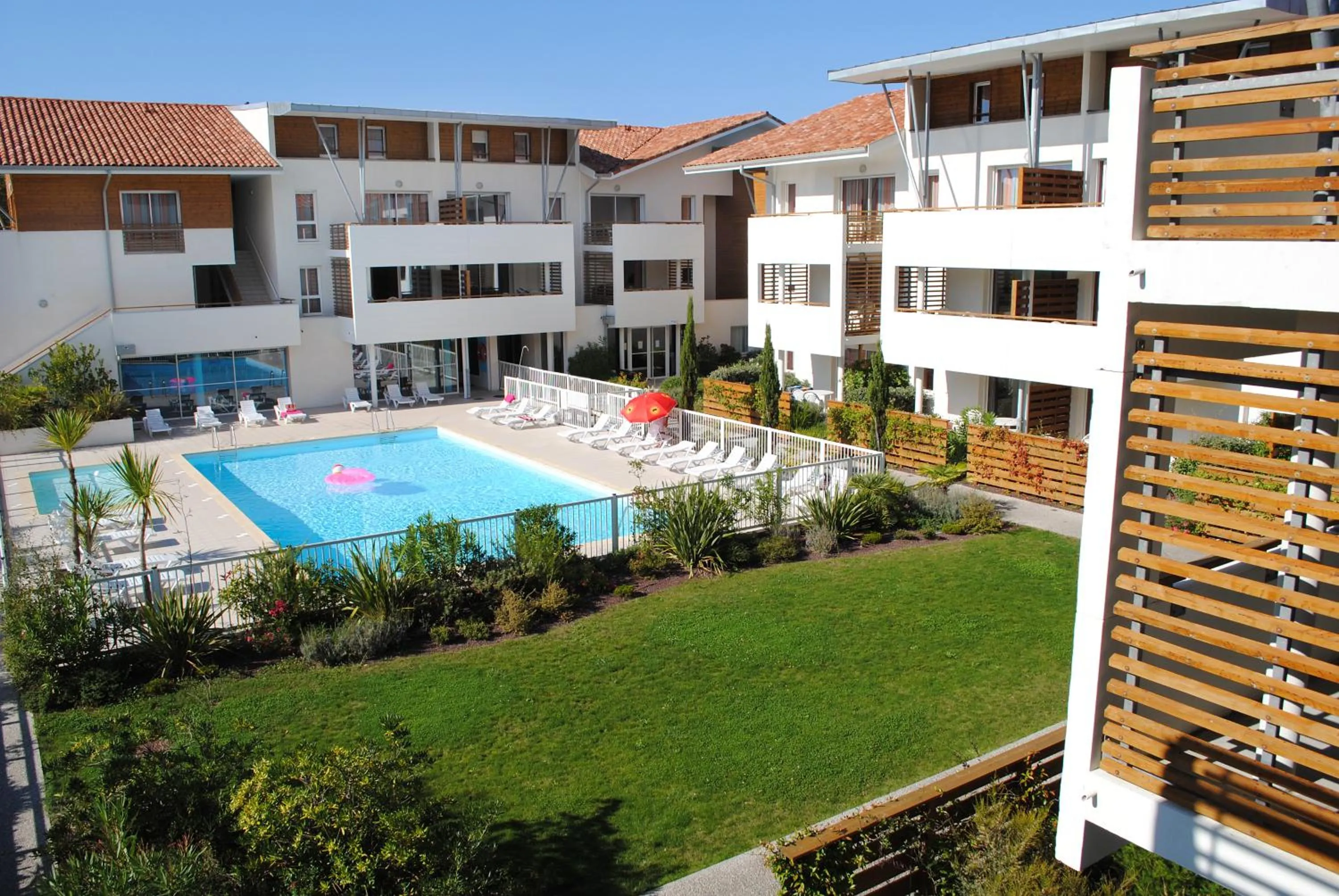 Balcony/Terrace in Résidence Néméa Les Terrasses de l'Océan
